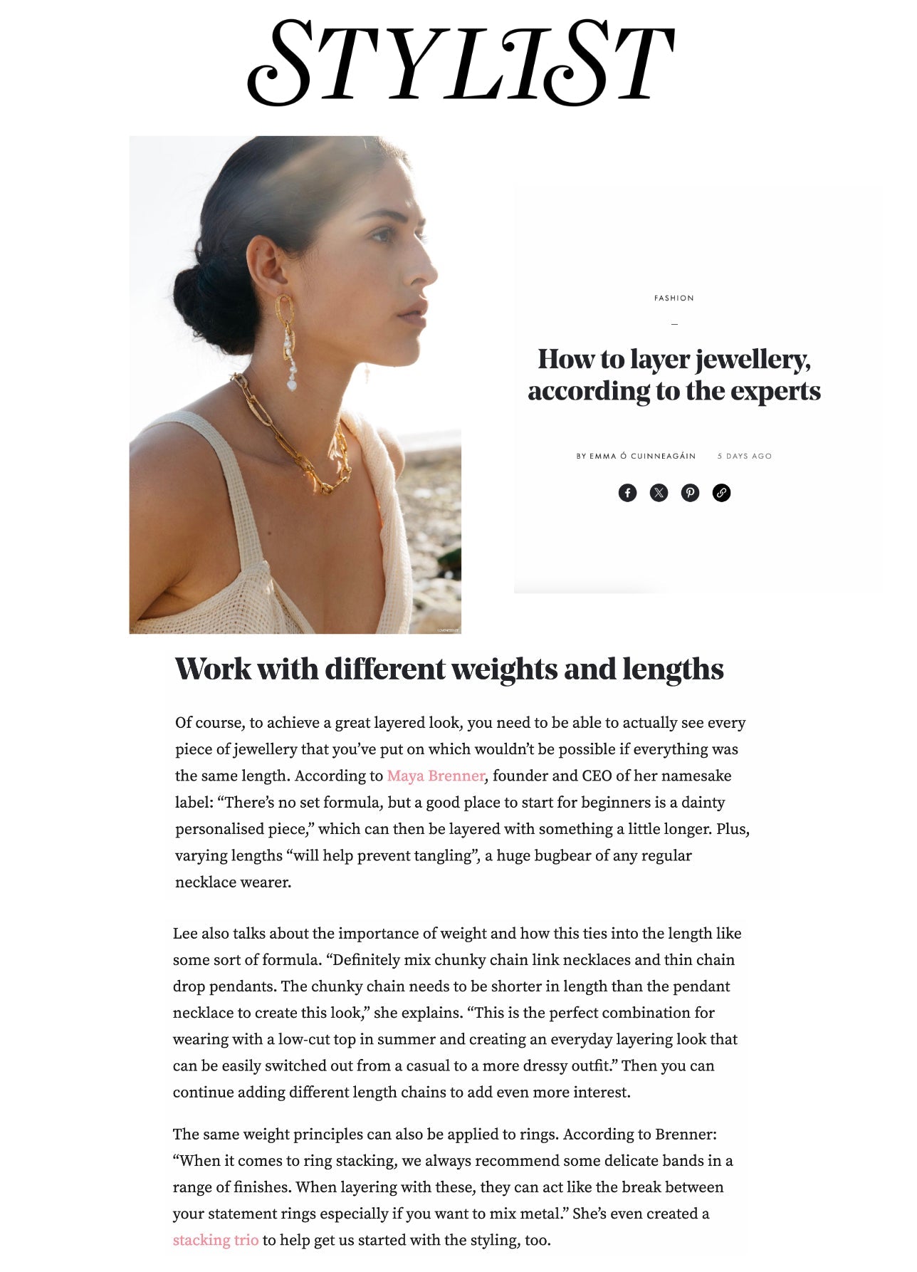 STYLIST - APRIL 2024