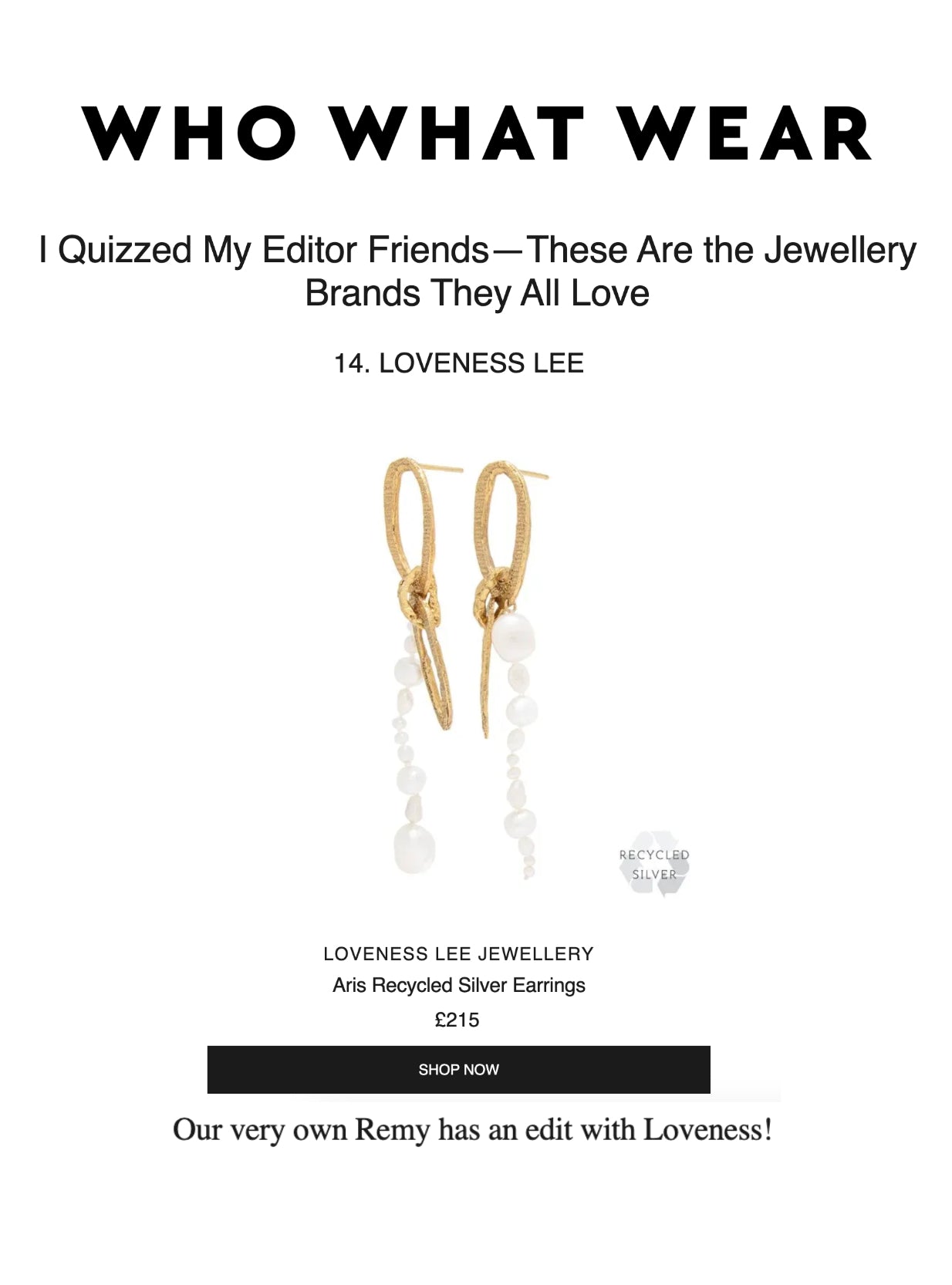 WHO WHAT WEAR - MARCH 2024