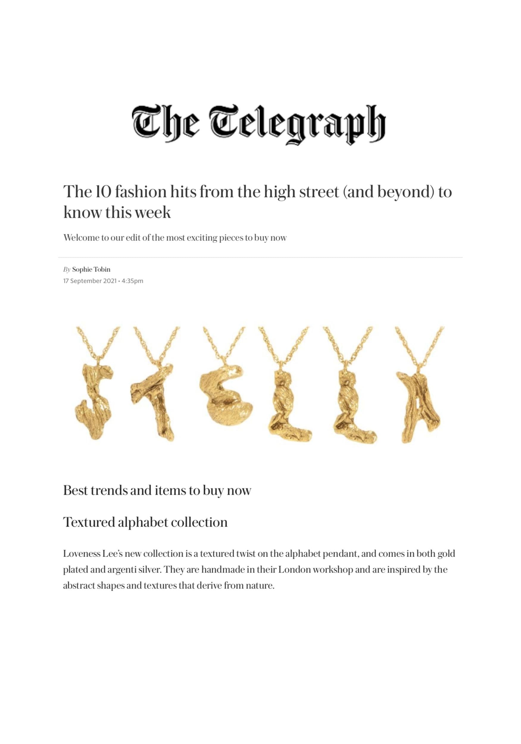 THE TELEGRAPH - SEPTEMBER 2021