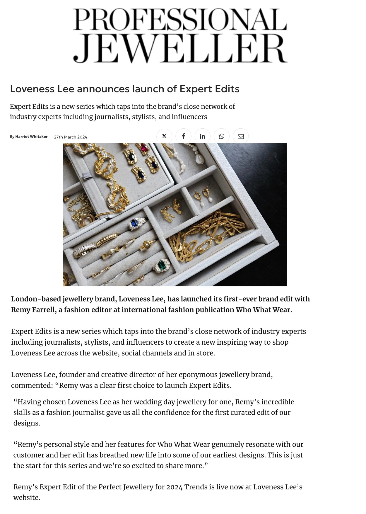 PROFESSIONAL JEWELLER - MARCH 2024