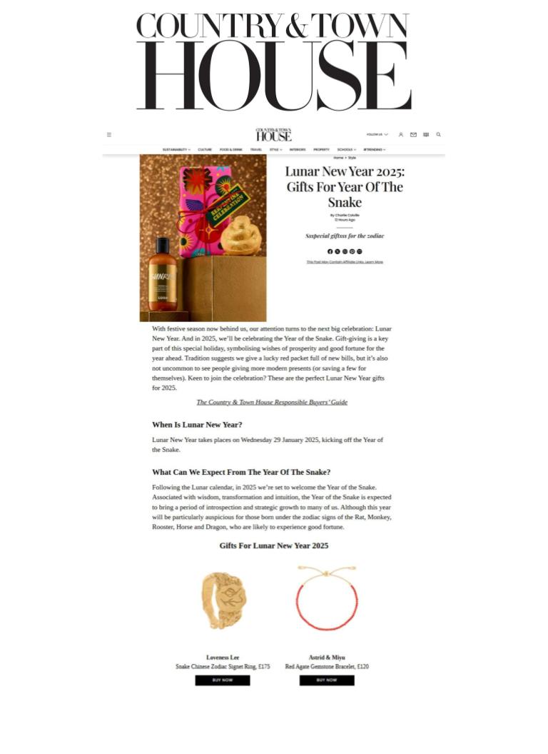 COUNTRY & TOWNHOUSE - JANUARY 2025