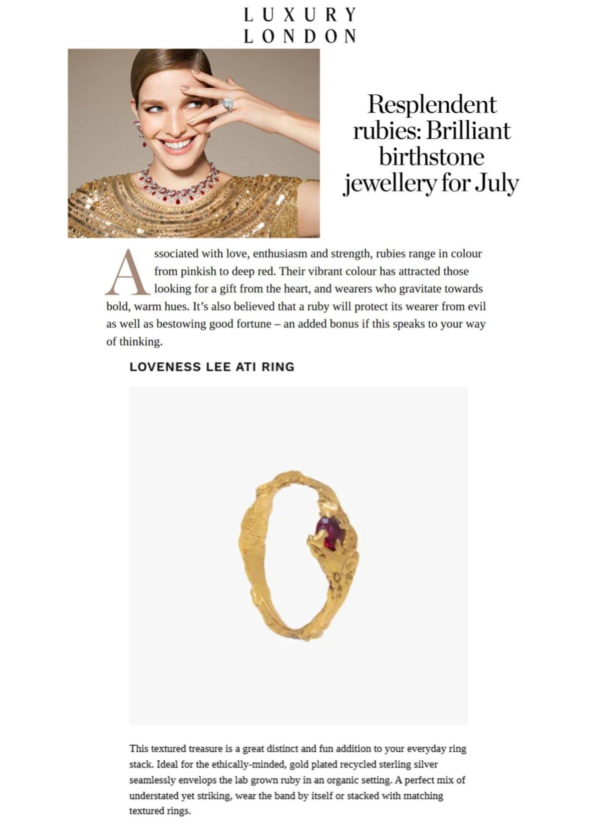 LUXURY LONDON - JUNE 2025