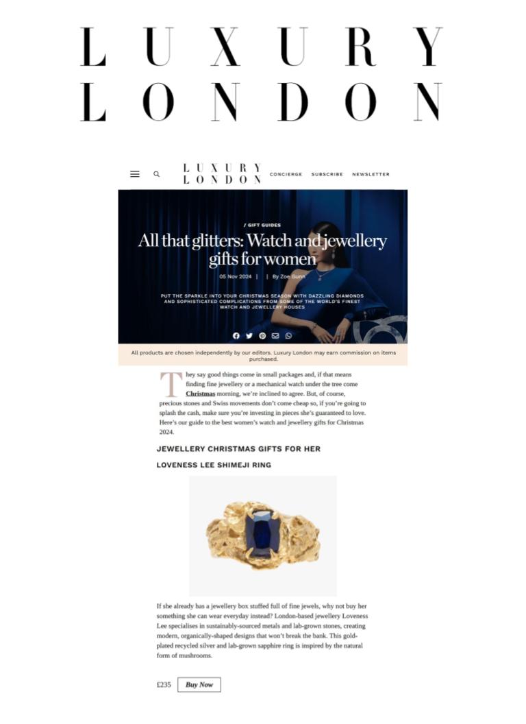 LUXURY LONDON - NOVEMBER 2024