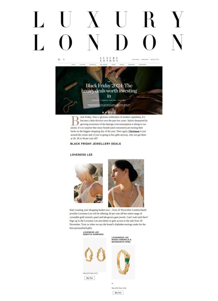 LUXURY LONDON - NOVEMBER 2024
