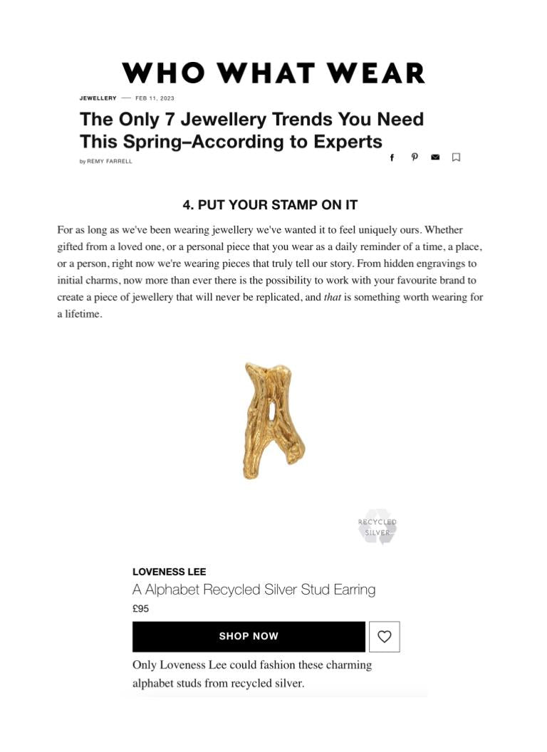 WHO WHAT WEAR - FEBRUARY 2023