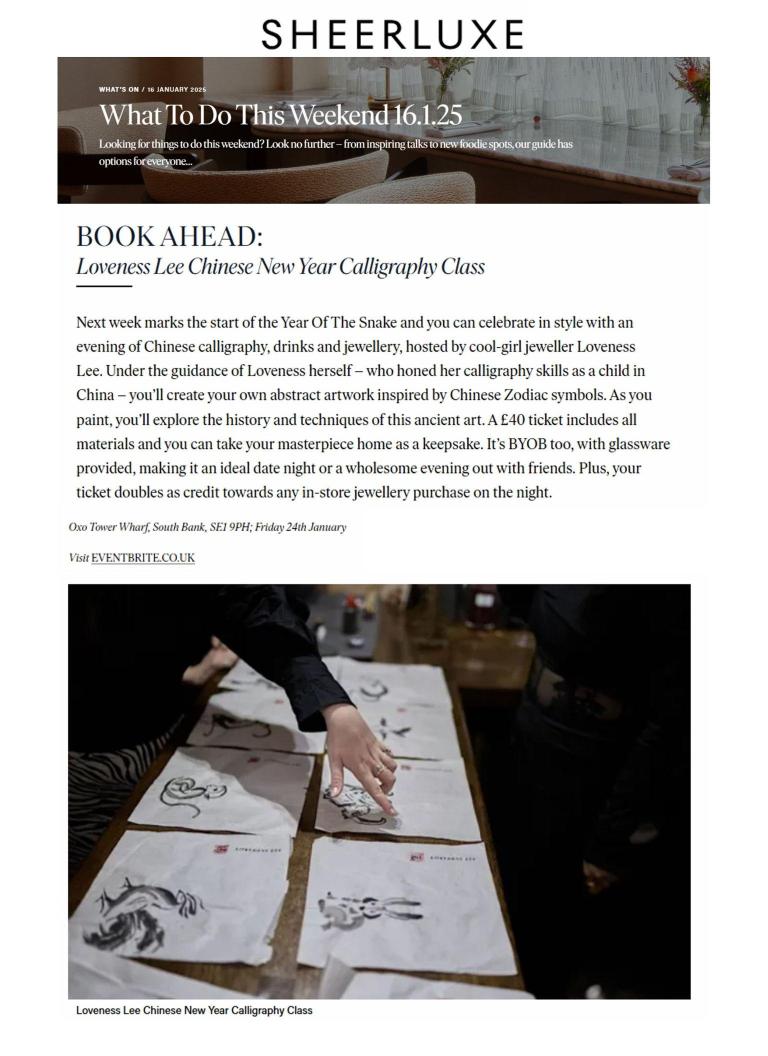 SHEERLUXE - JANUARY 2025