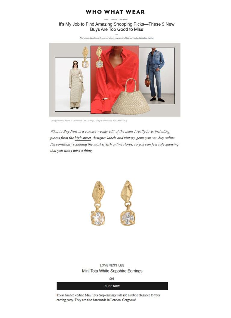 WHO WHAT WEAR - MARCH 2025