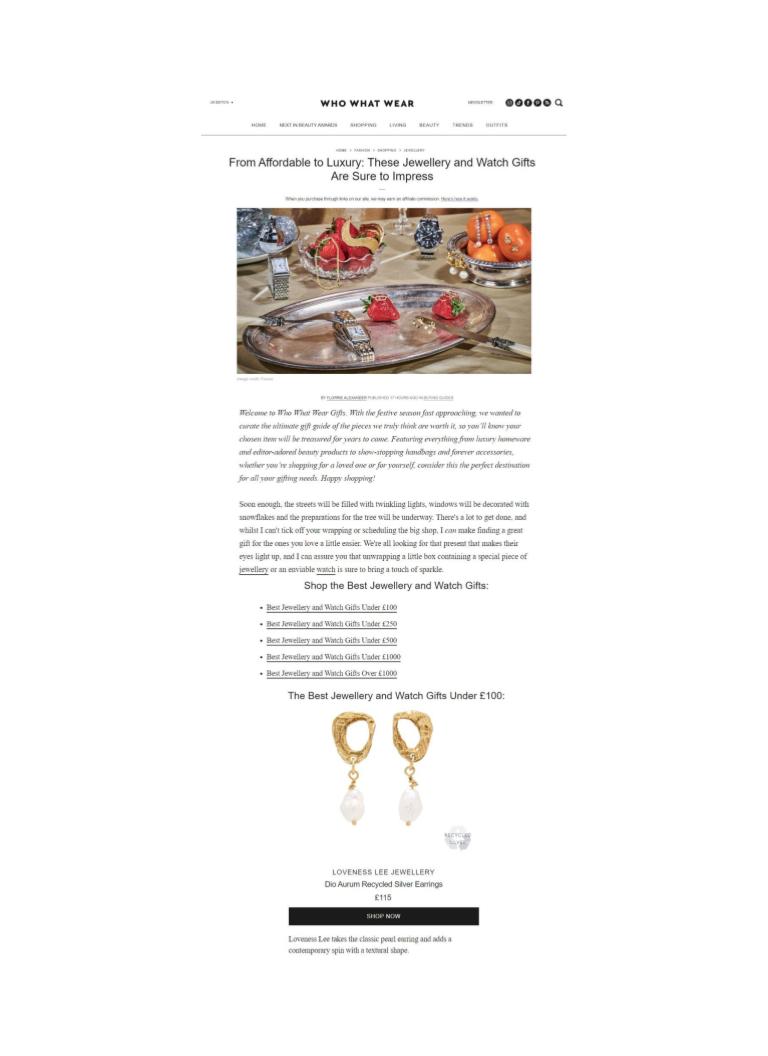 WHO WHAT WEAR - OCTOBER 2024