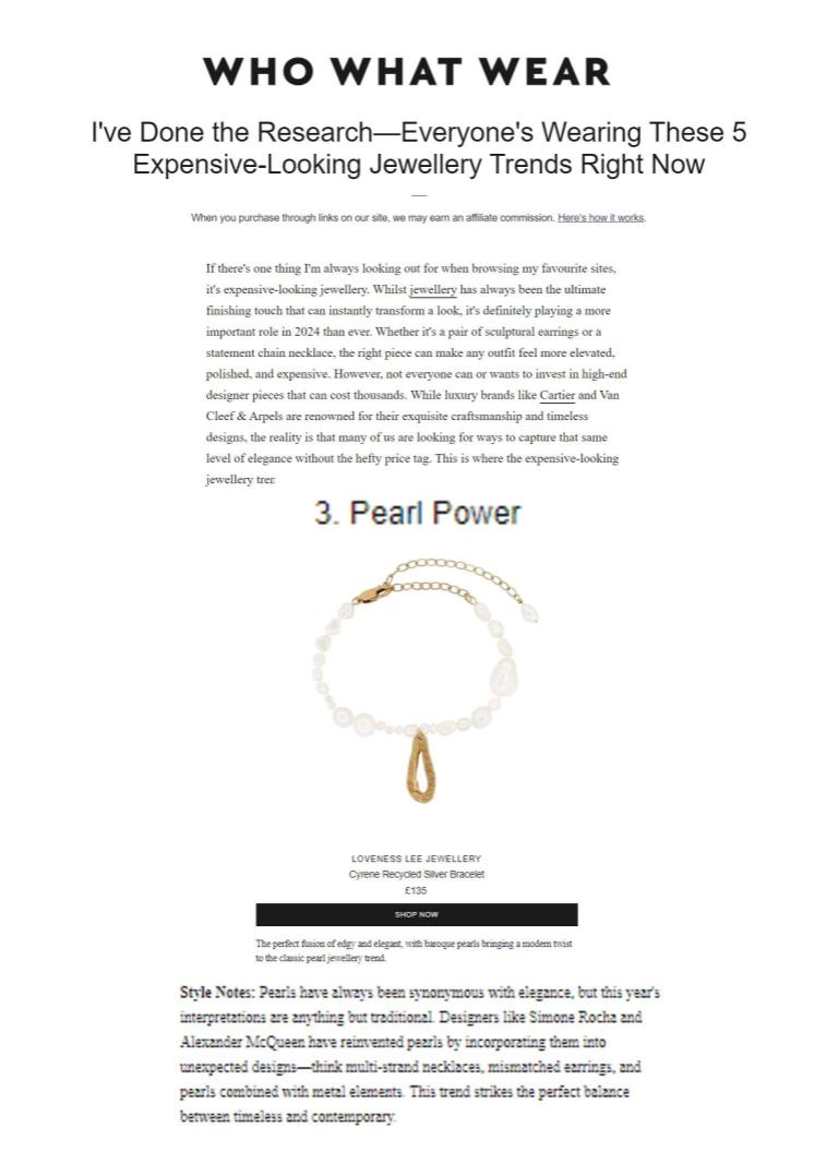 WHO WHAT WEAR - OCTOBER 2024