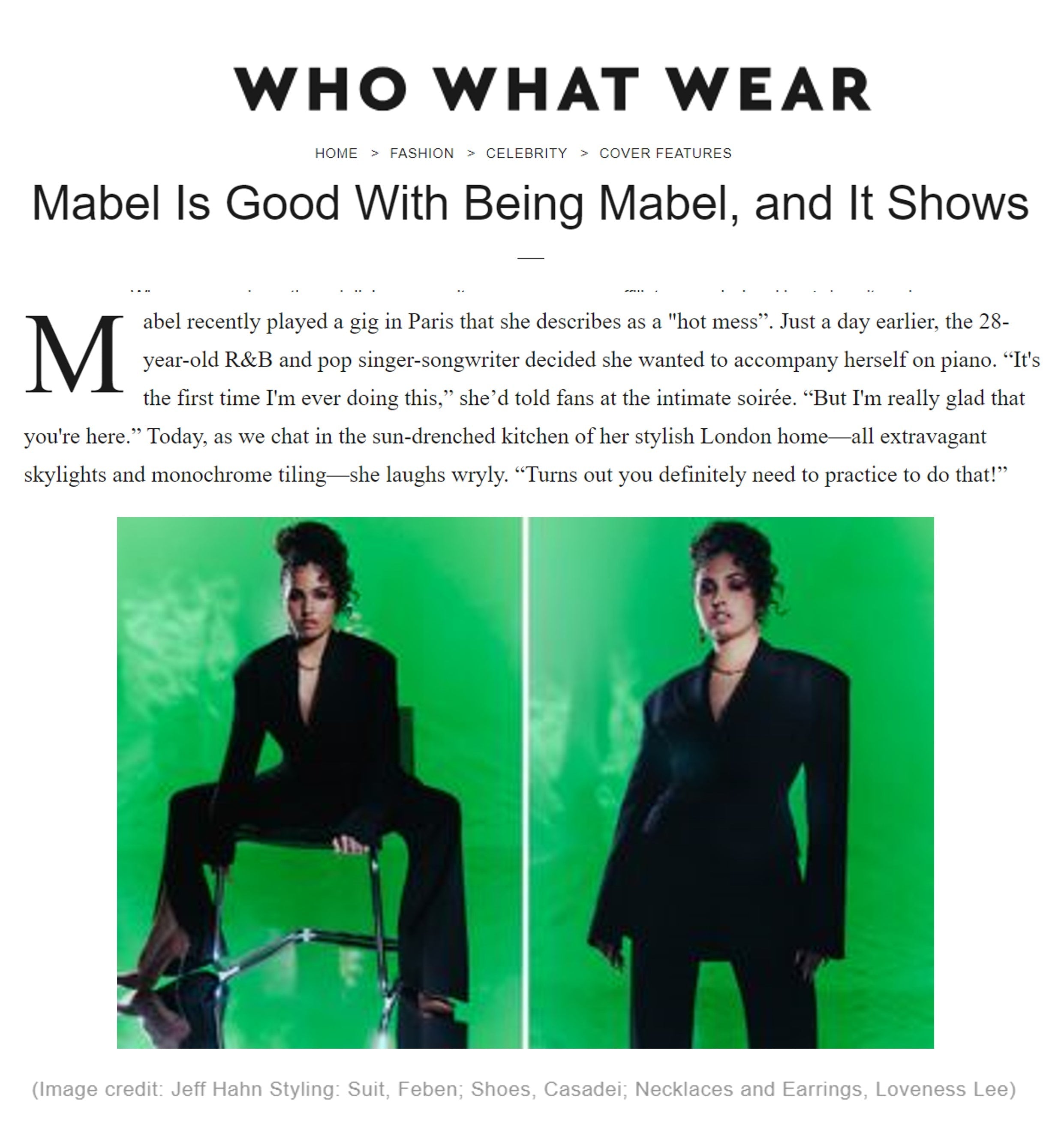 WHO WHAT WEAR - SEPTEMBER 2024