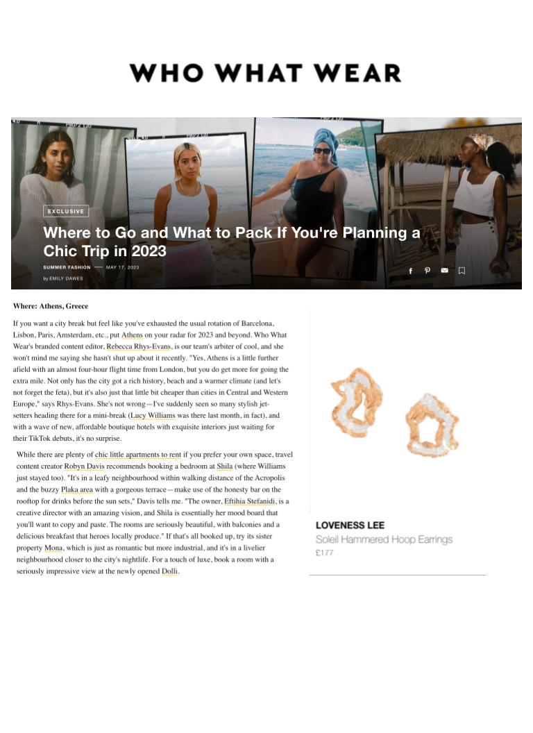 WHO WHAT WEAR - MAY 2023