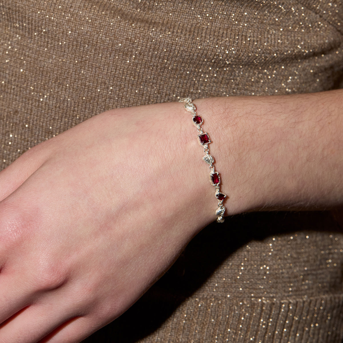 Ara Ruby Argenti Bracelet