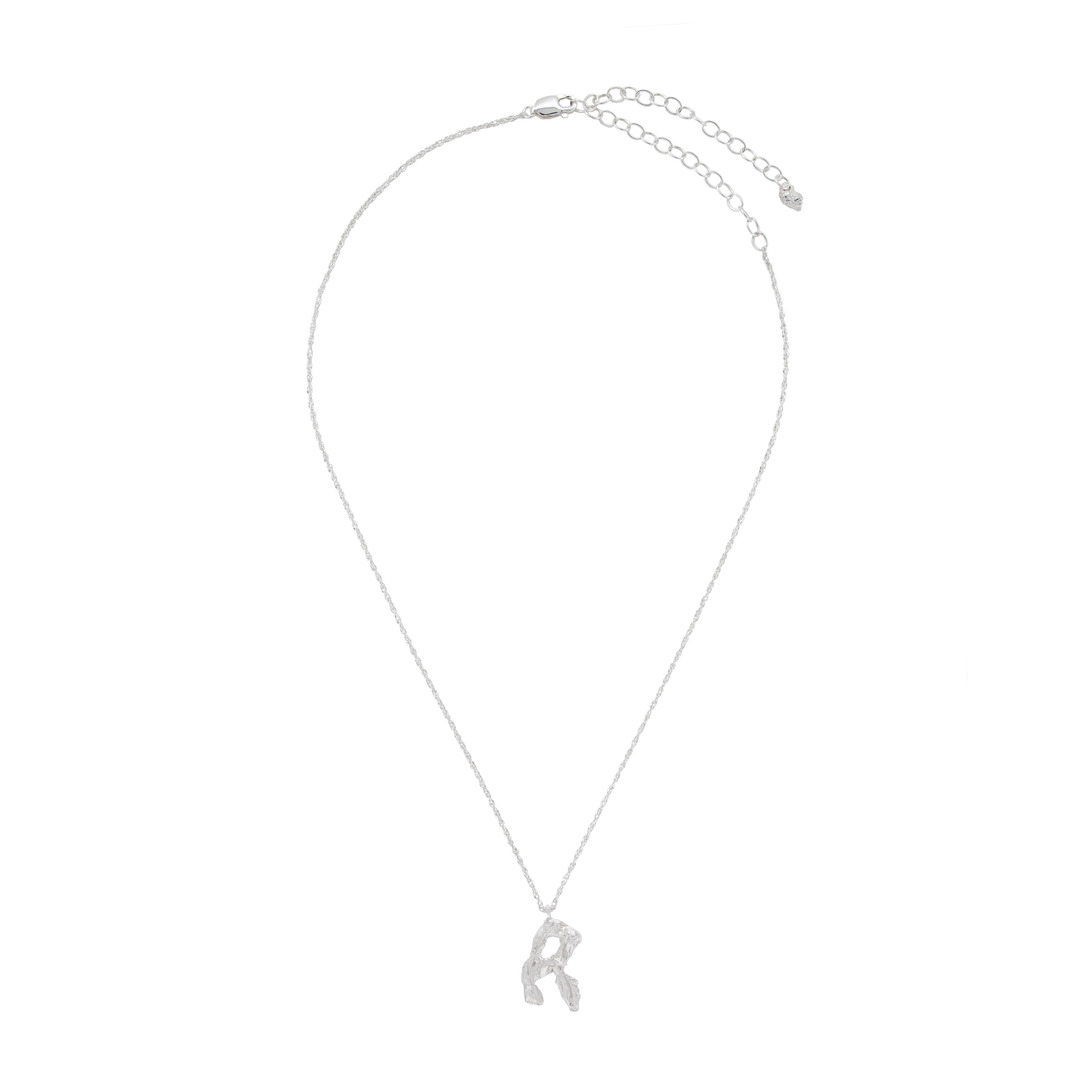 R Alphabet Argenti Necklace