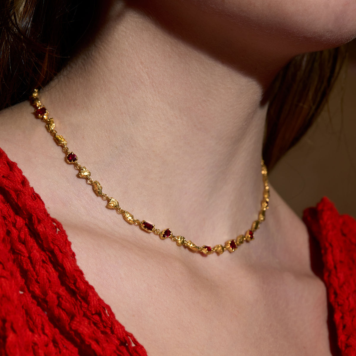 Hali Ruby Necklace