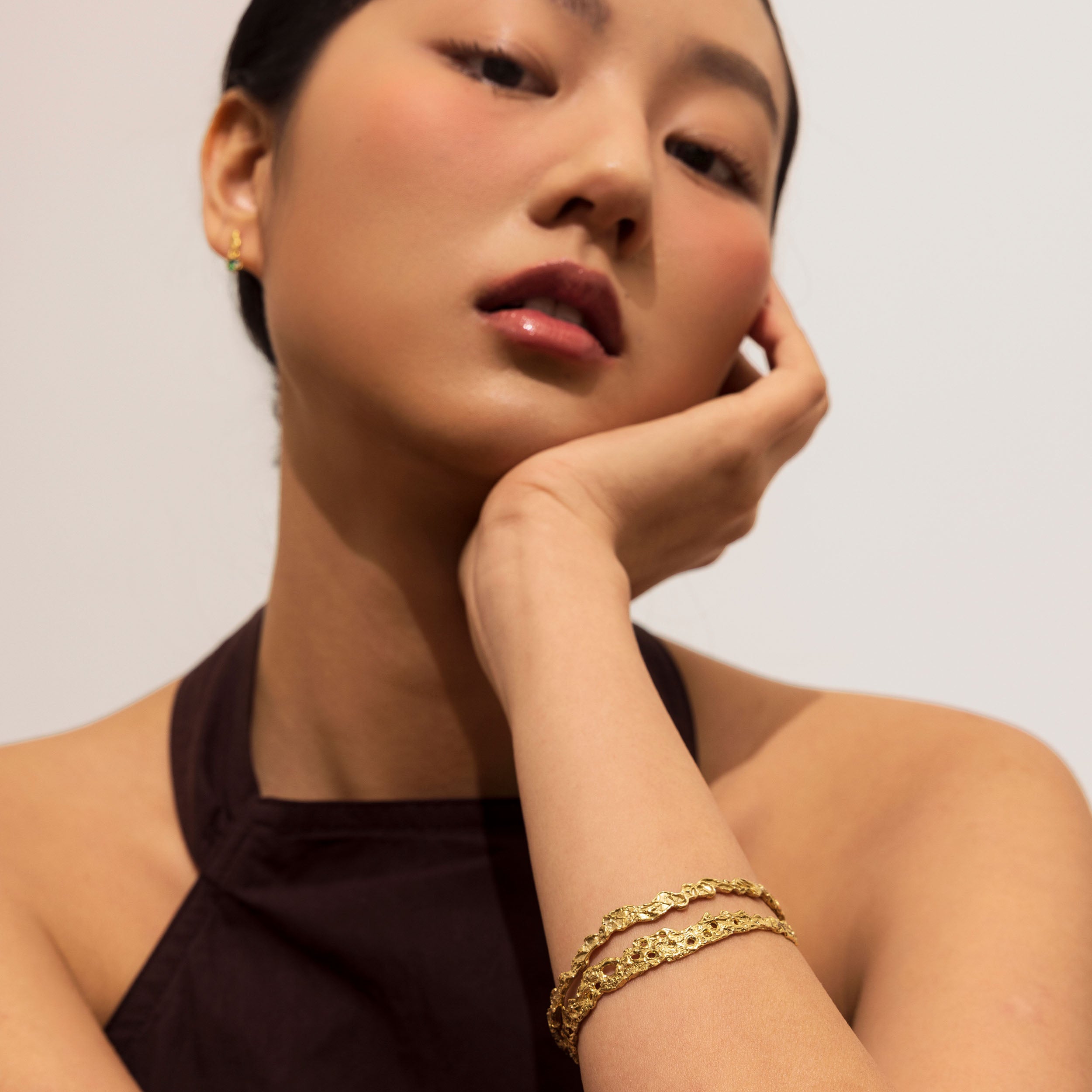 Rebutia Curve & Sleek Bangle Set