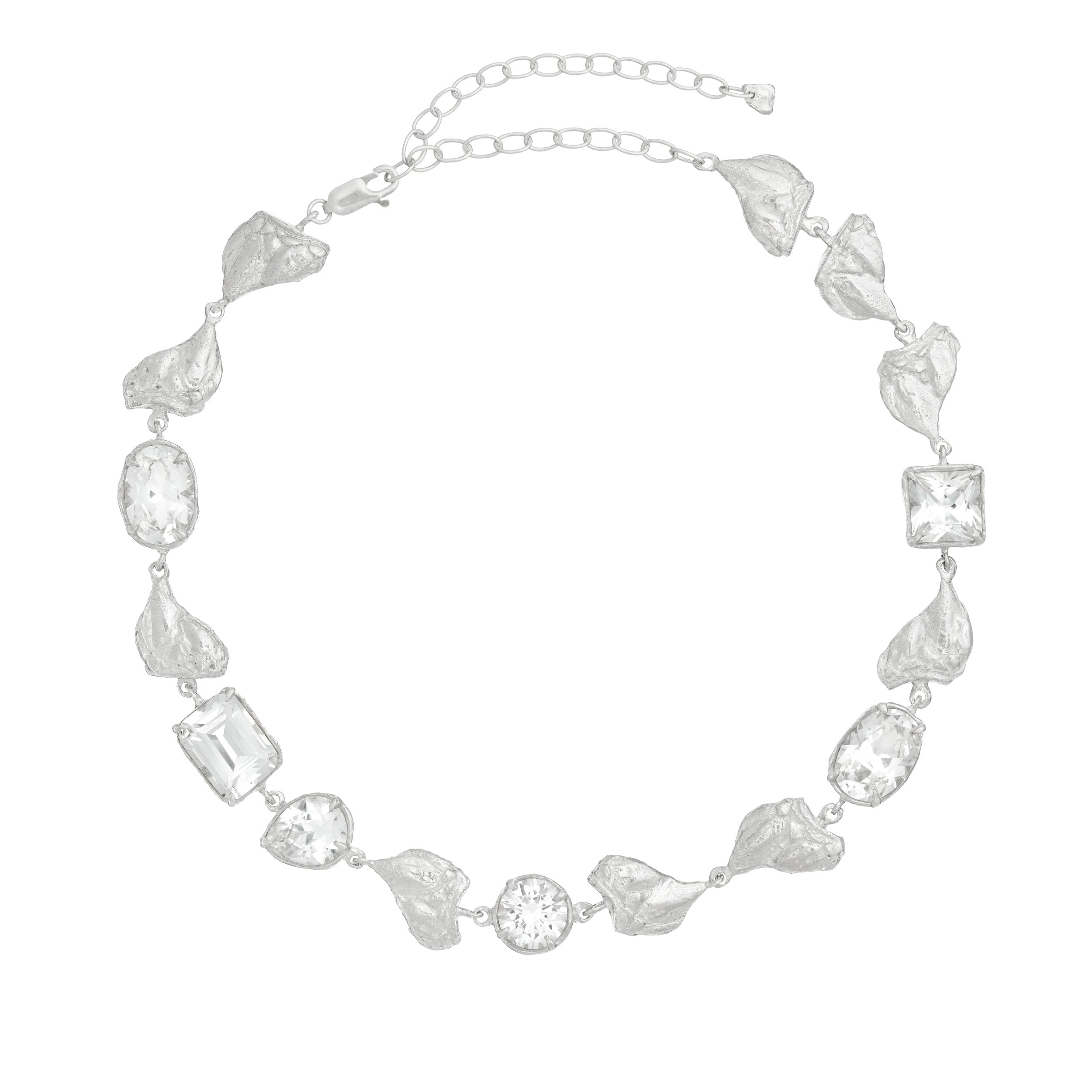 Mea White Sapphire Argenti Necklace