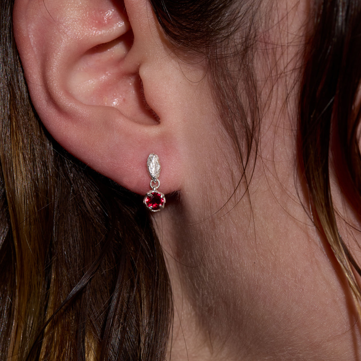 Mini Tota Ruby Argenti Earrings