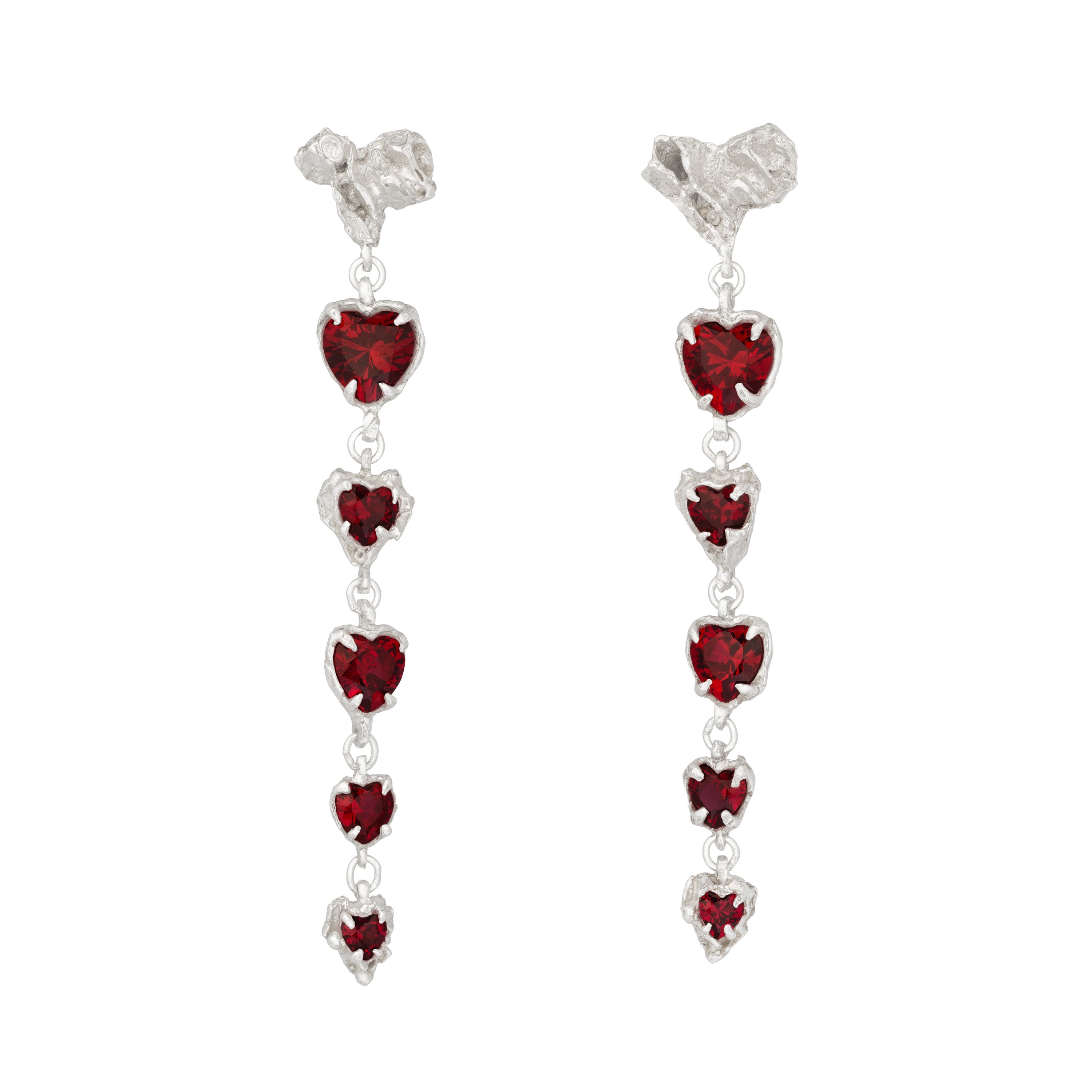 Nara Ruby Argenti Earrings