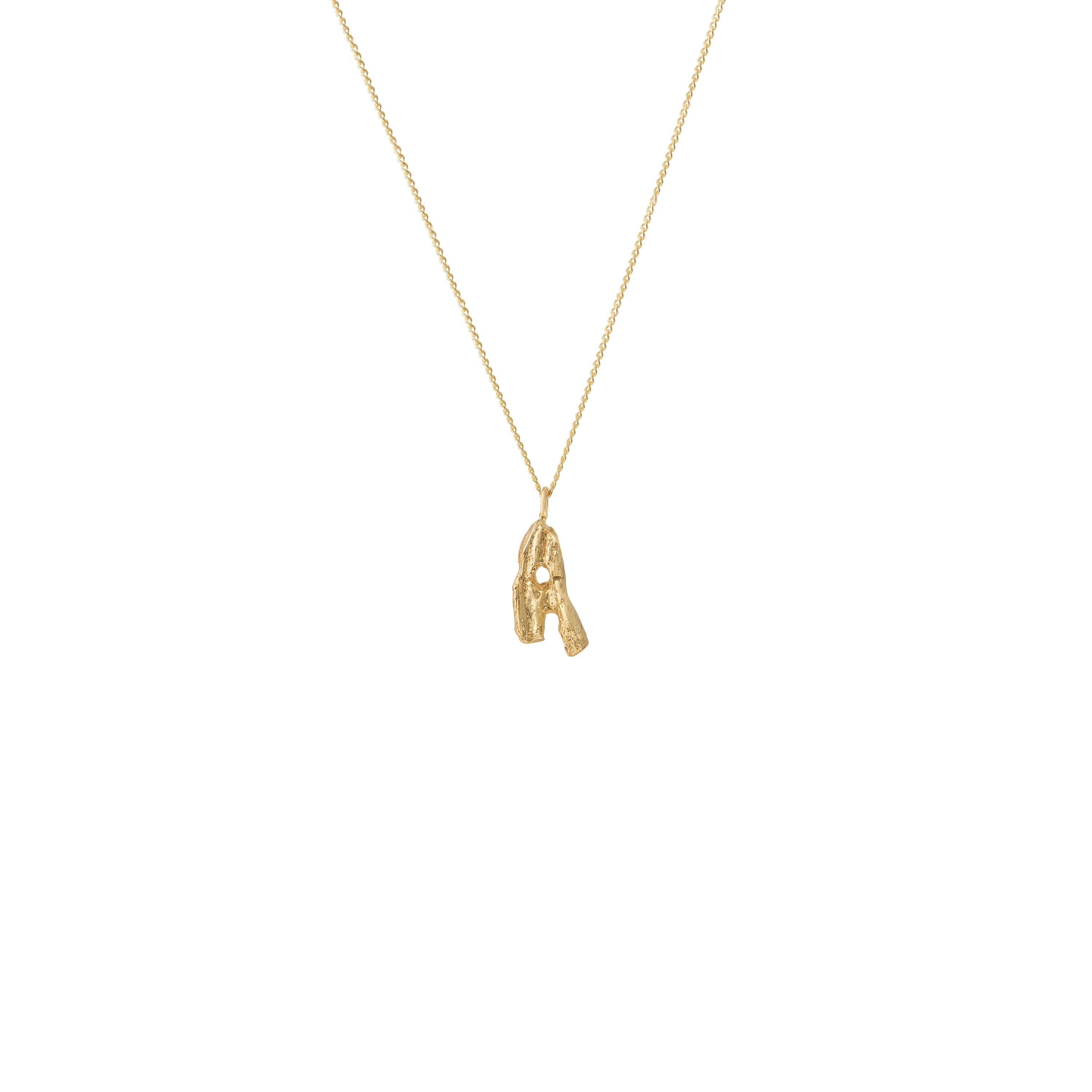 A Mini Alphabet Gold Necklace