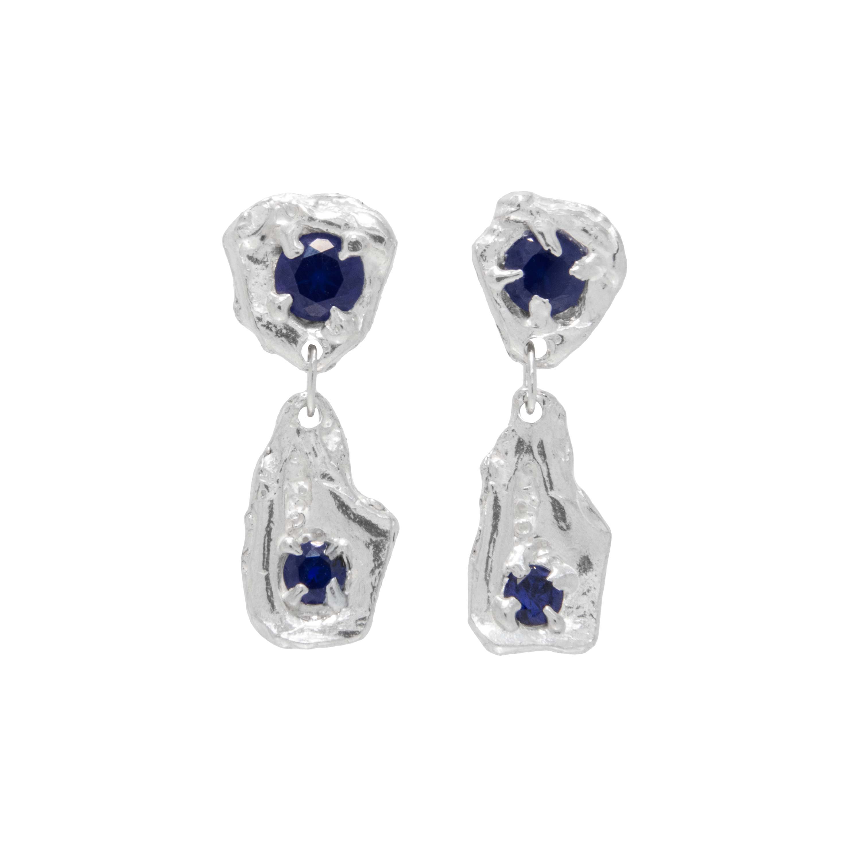 Dia Sapphire Argenti Earrings