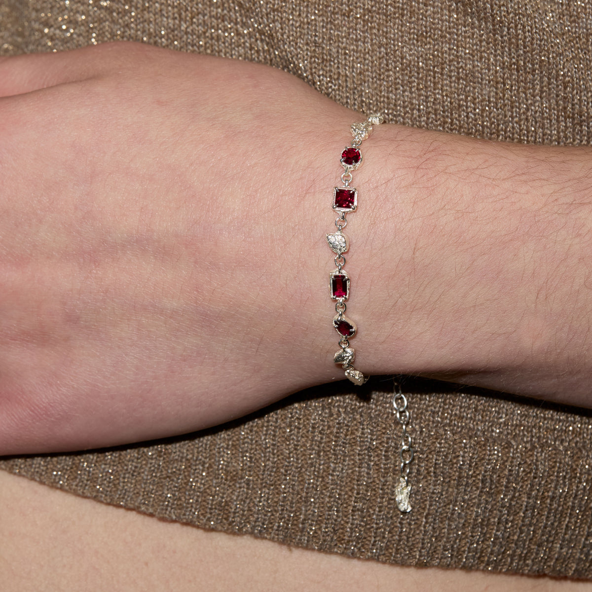 Ara Ruby Argenti Bracelet