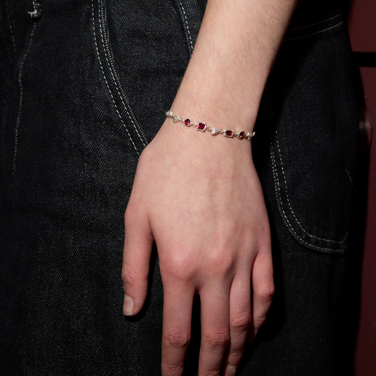 Ara Ruby Argenti Bracelet