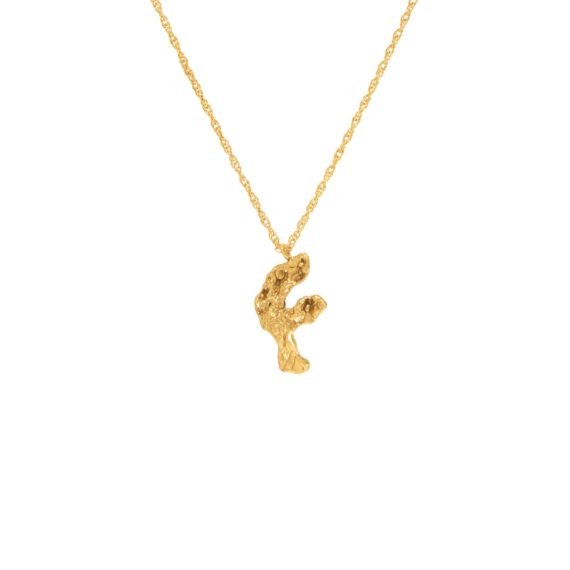 F Alphabet Necklace