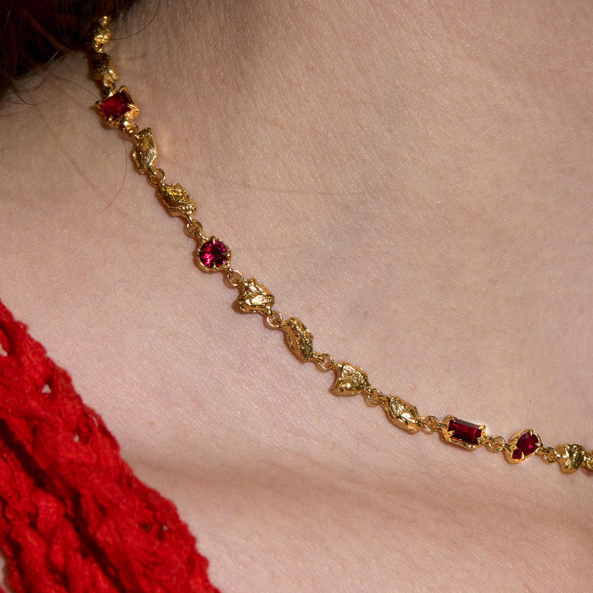 Hali Ruby Necklace
