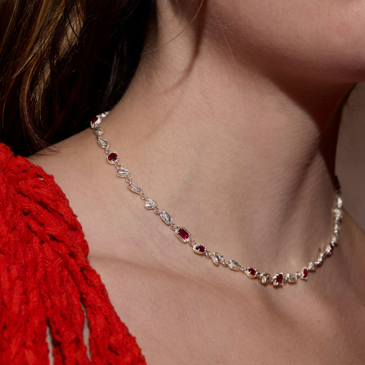 Hali Ruby Argenti Necklace