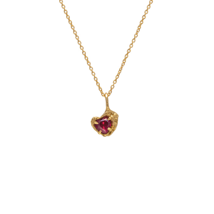 Ruby Vine Heart Pendant main image 0
