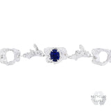 Hira Sapphire Argenti Recycled Silver Bracelet