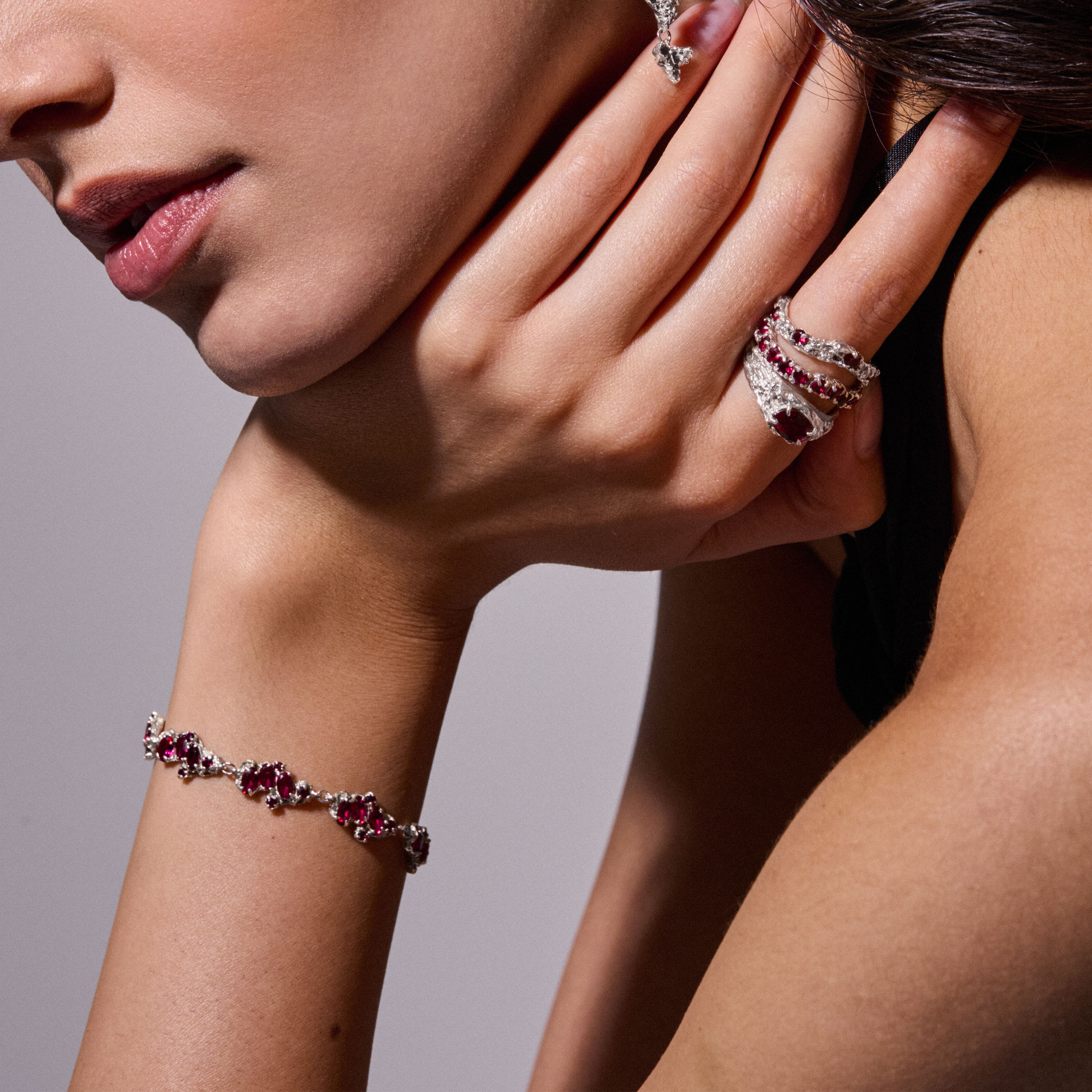 Mokara Ruby Argenti Bracelet
