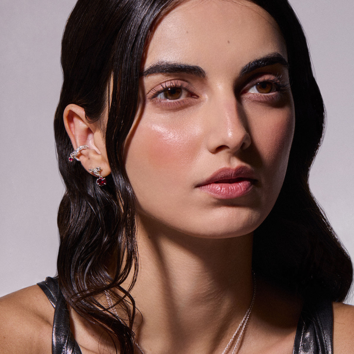 Mori Ruby Argenti Earrings