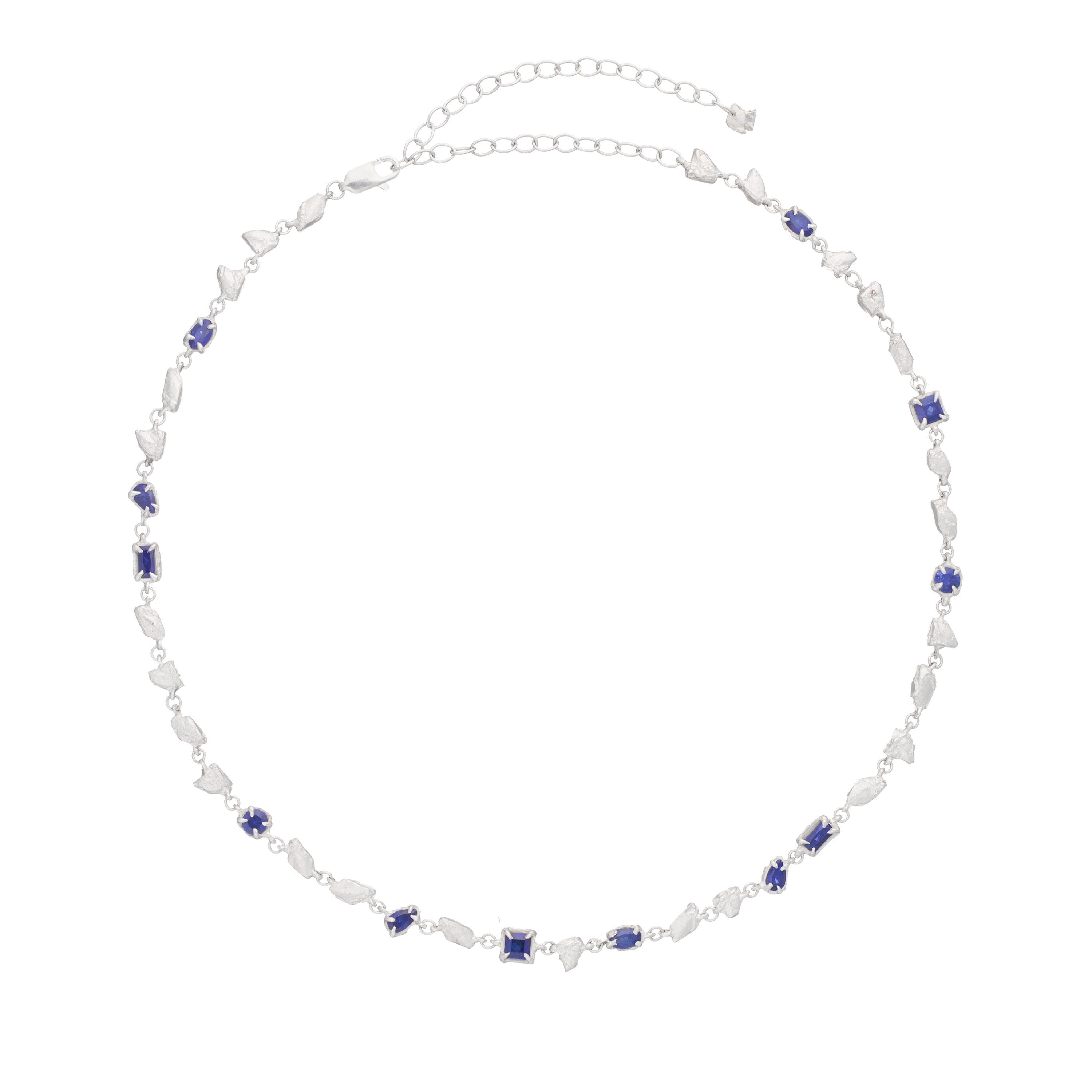 Hali Blue Sapphire Argenti Necklace