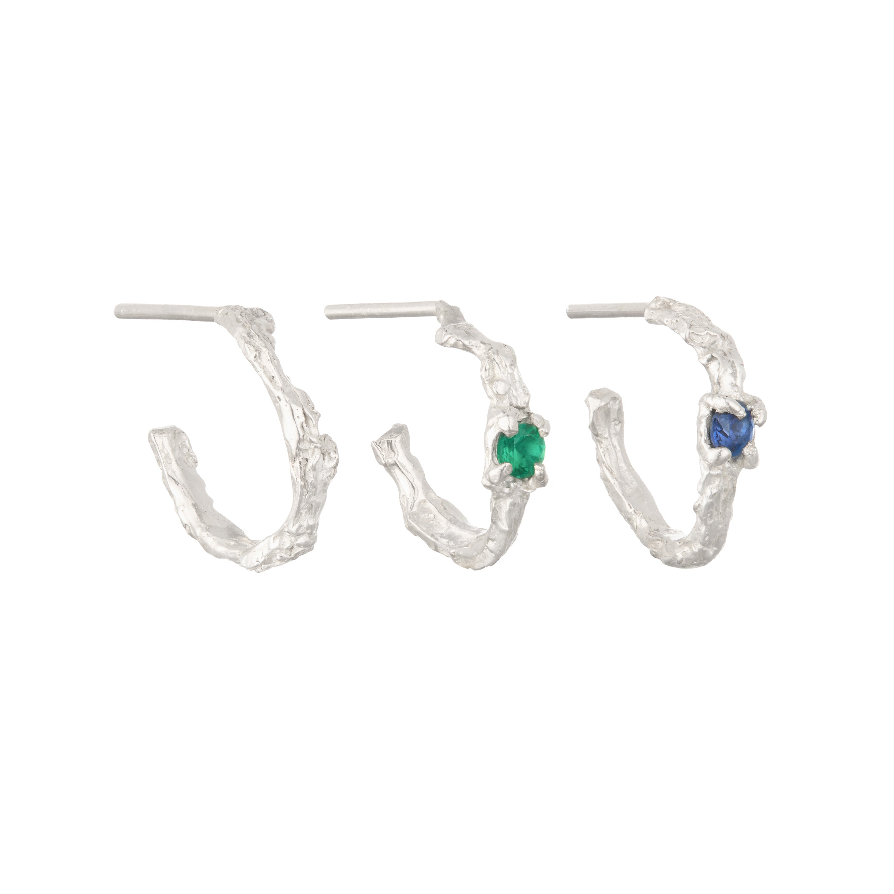 Cactus Stacking Hoops Argenti