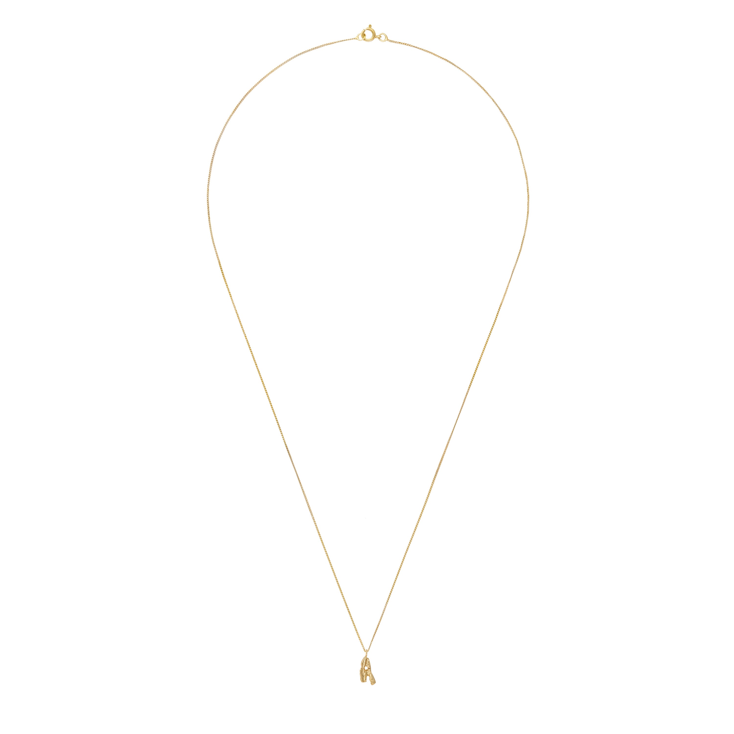 A Mini Alphabet Gold Necklace