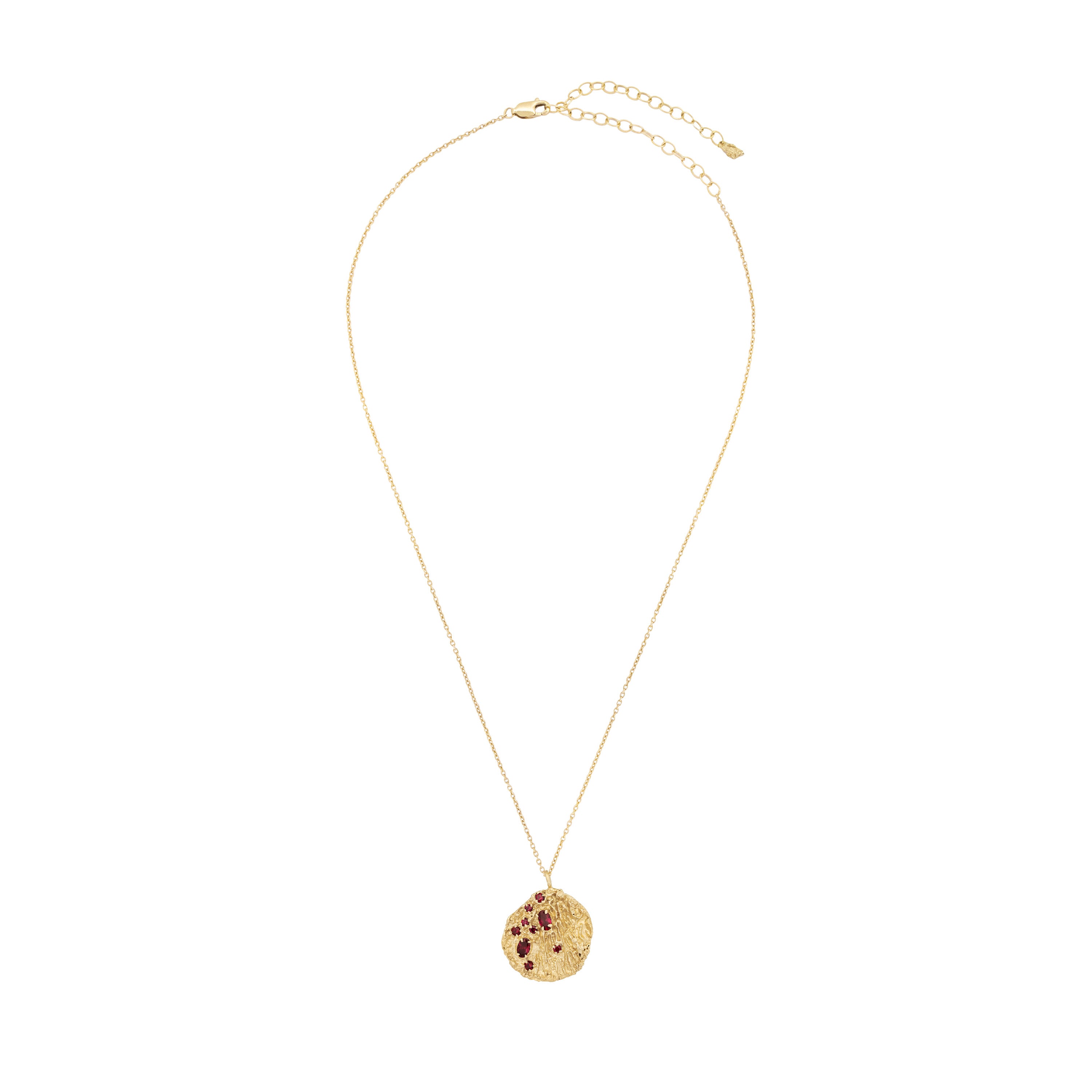 Maitake Ruby Necklace