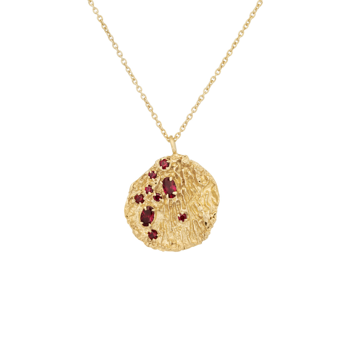 Maitake Ruby Necklace