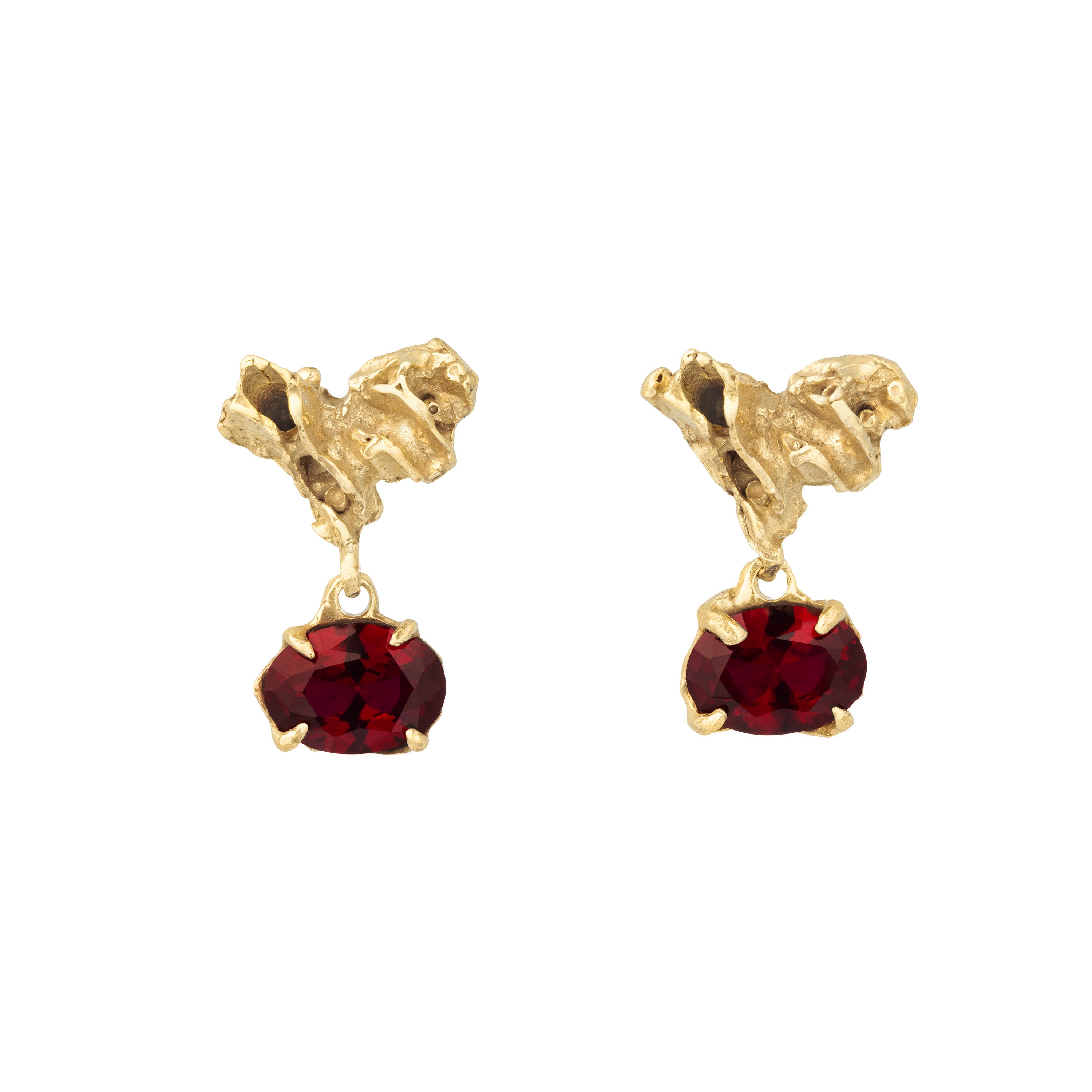 Mori Ruby Earrings