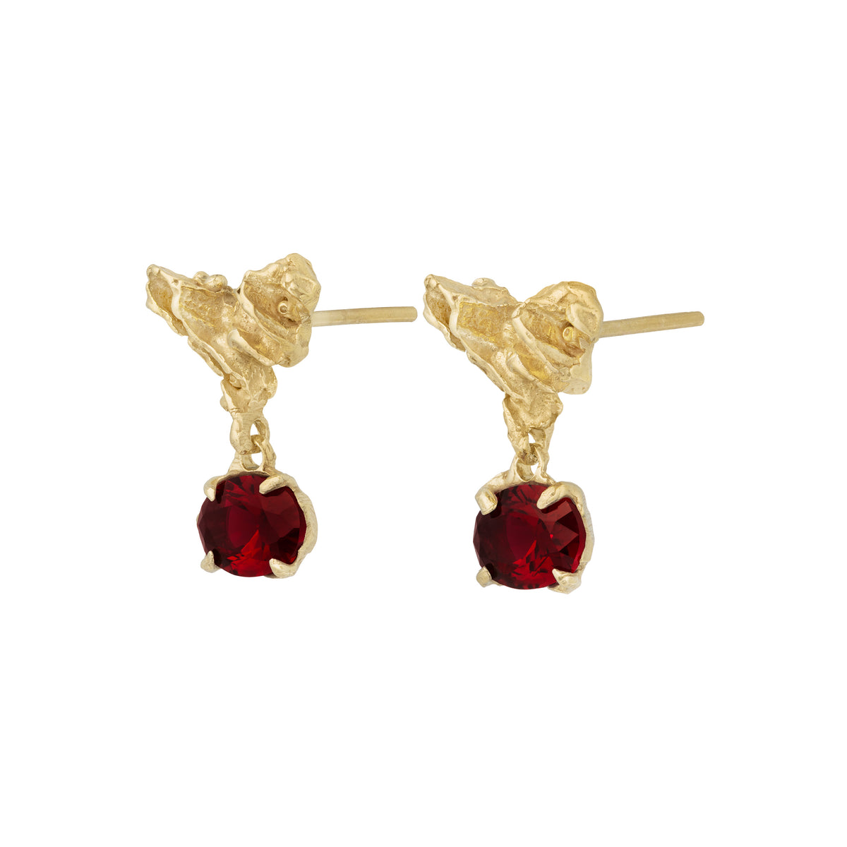 Mori Ruby Earrings