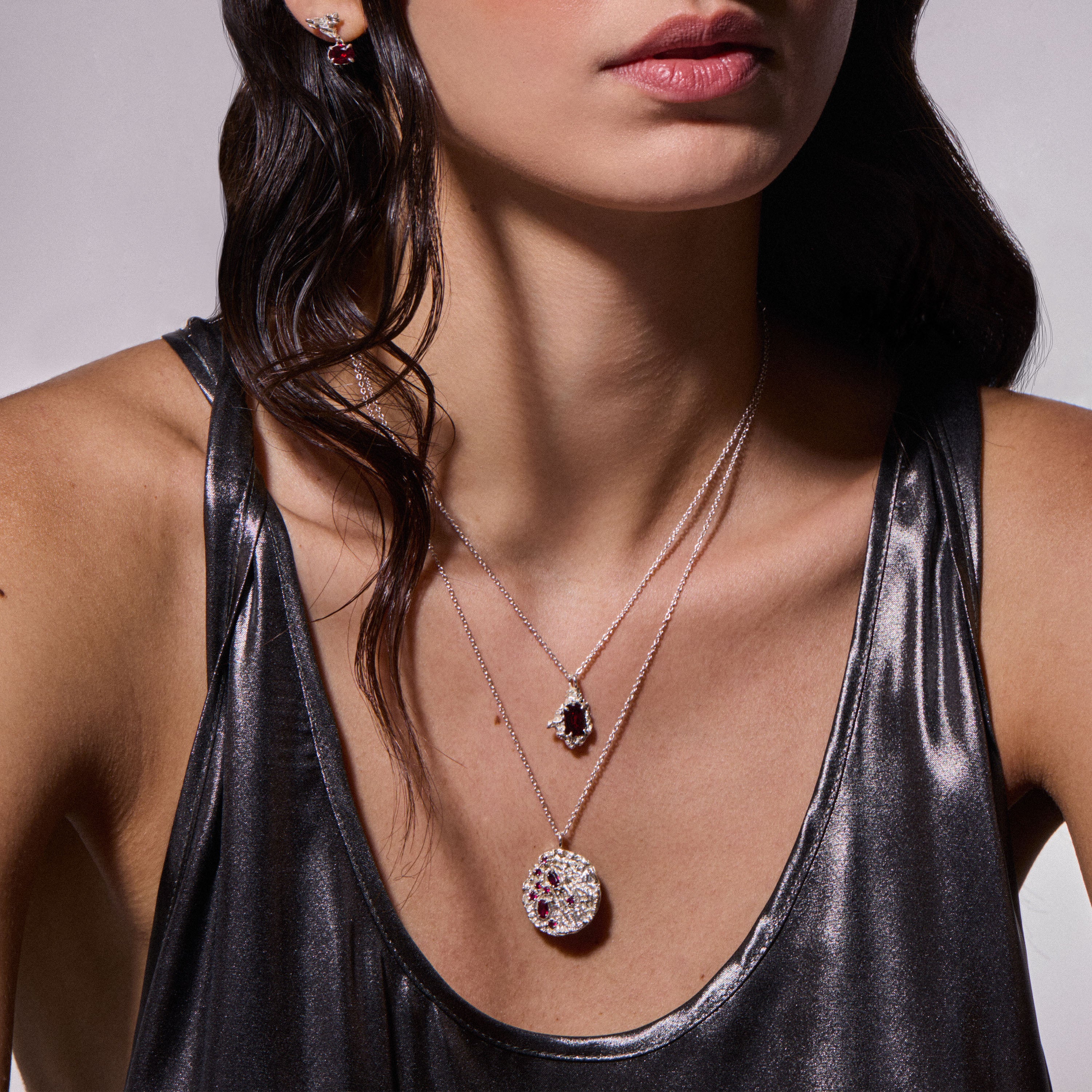 Leana Ruby Argenti Necklace