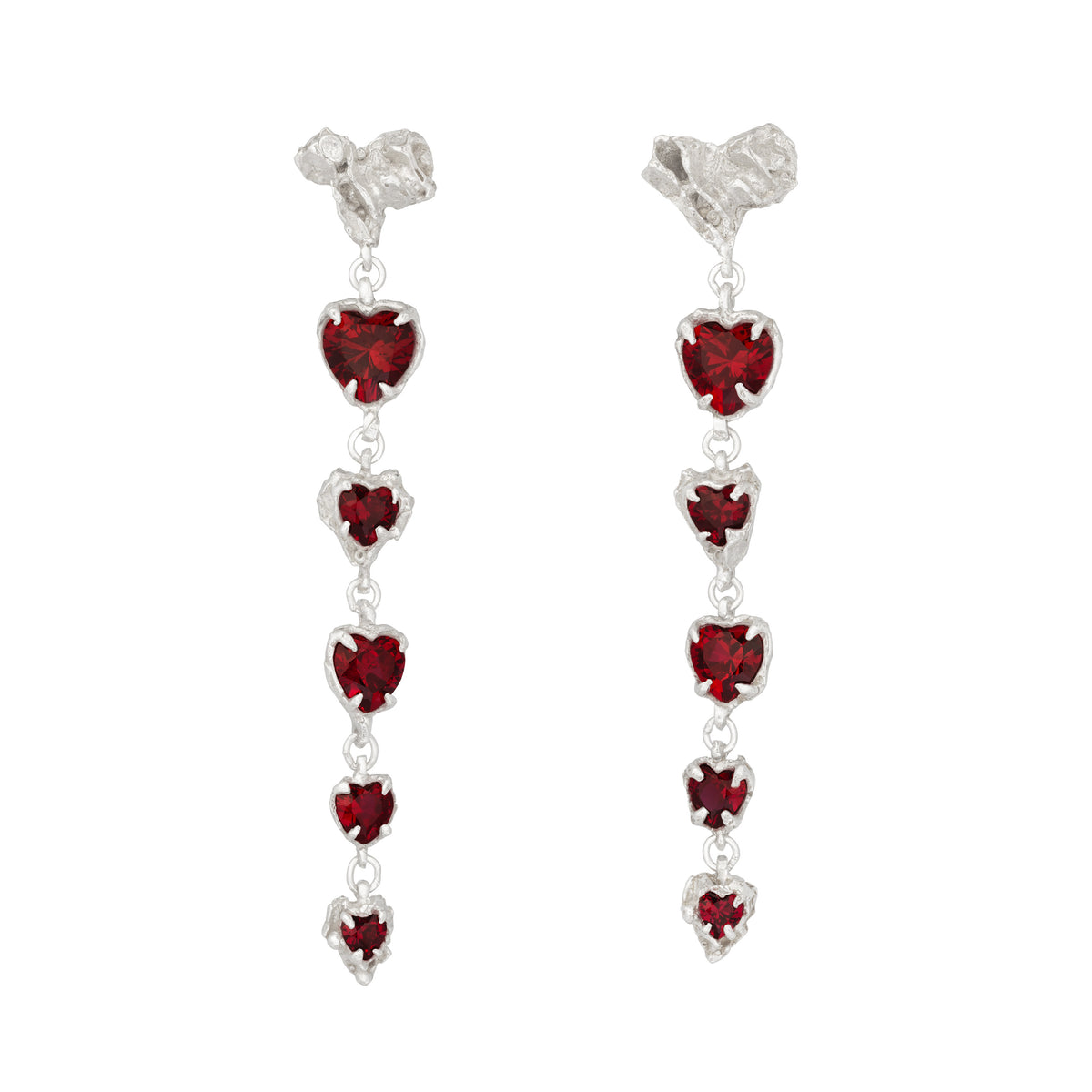 Nara Ruby Argenti Earrings