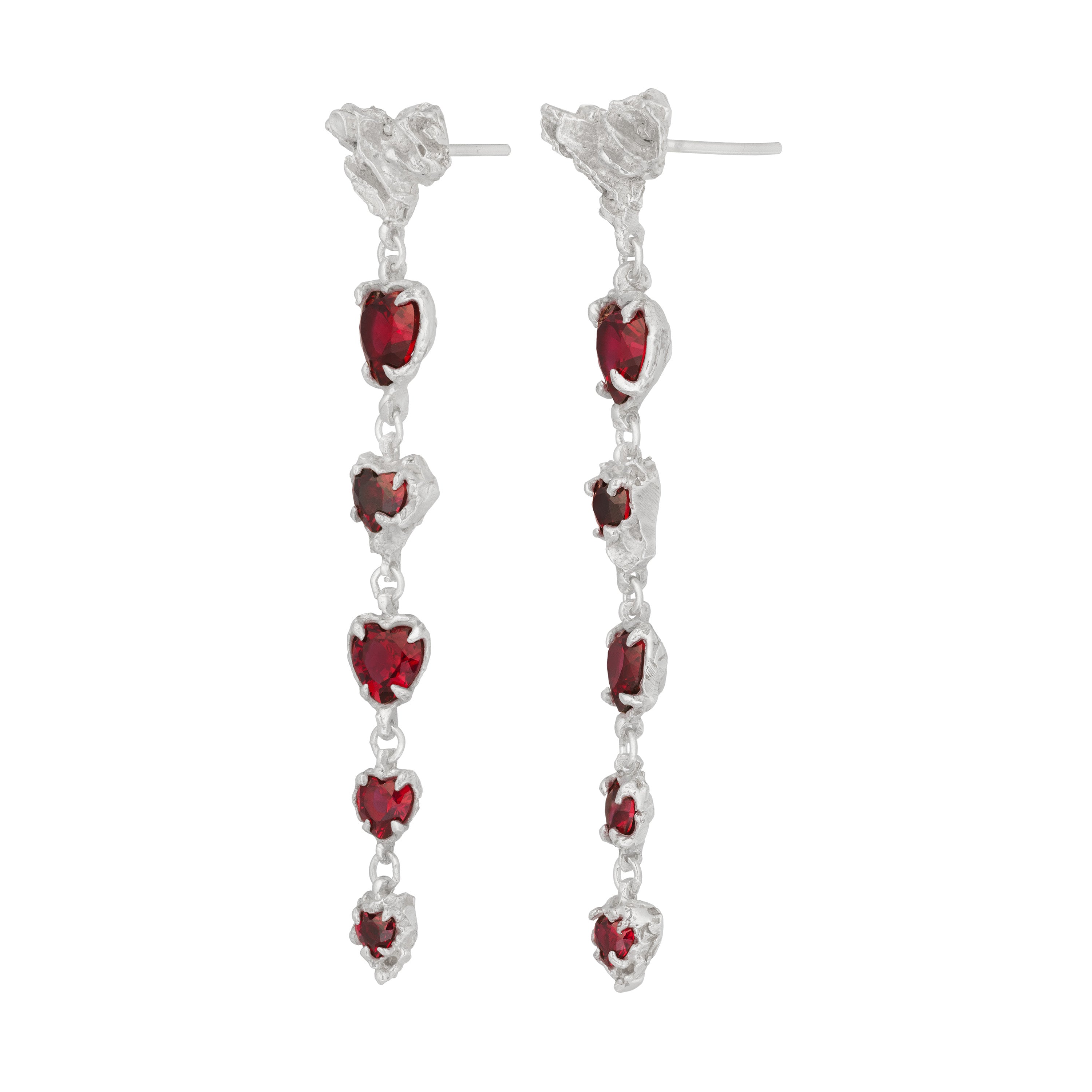 Nara Ruby Argenti Earrings