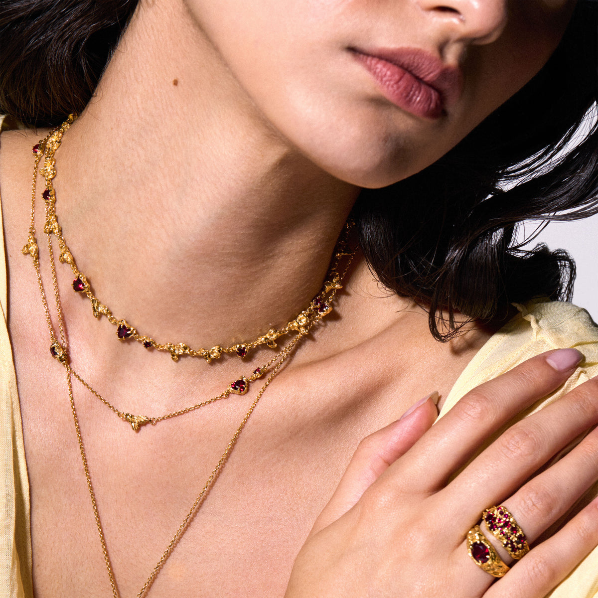 Reishi Ruby Necklace