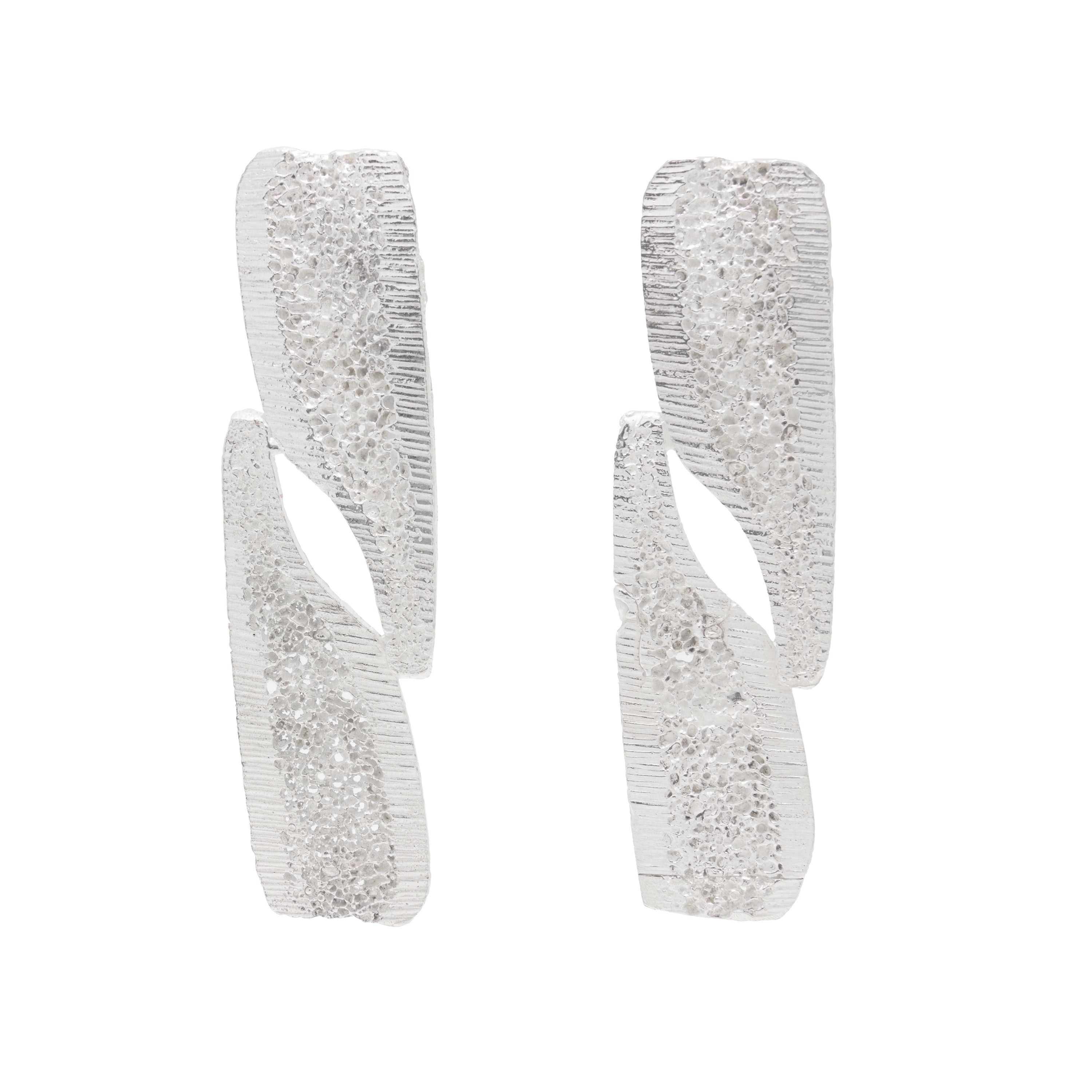 Siro Recycled Silver Earrings
