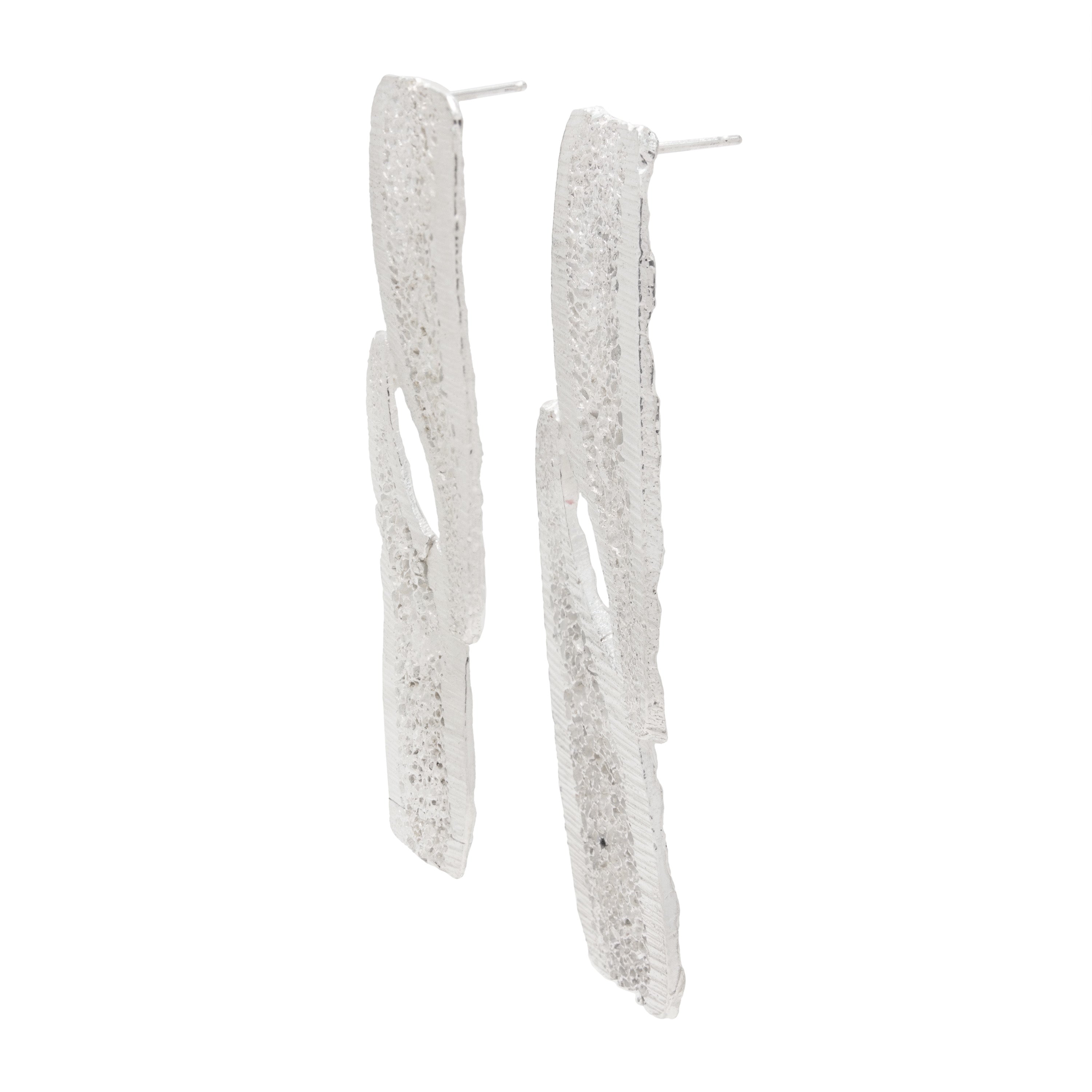 Siro Recycled Silver Earrings