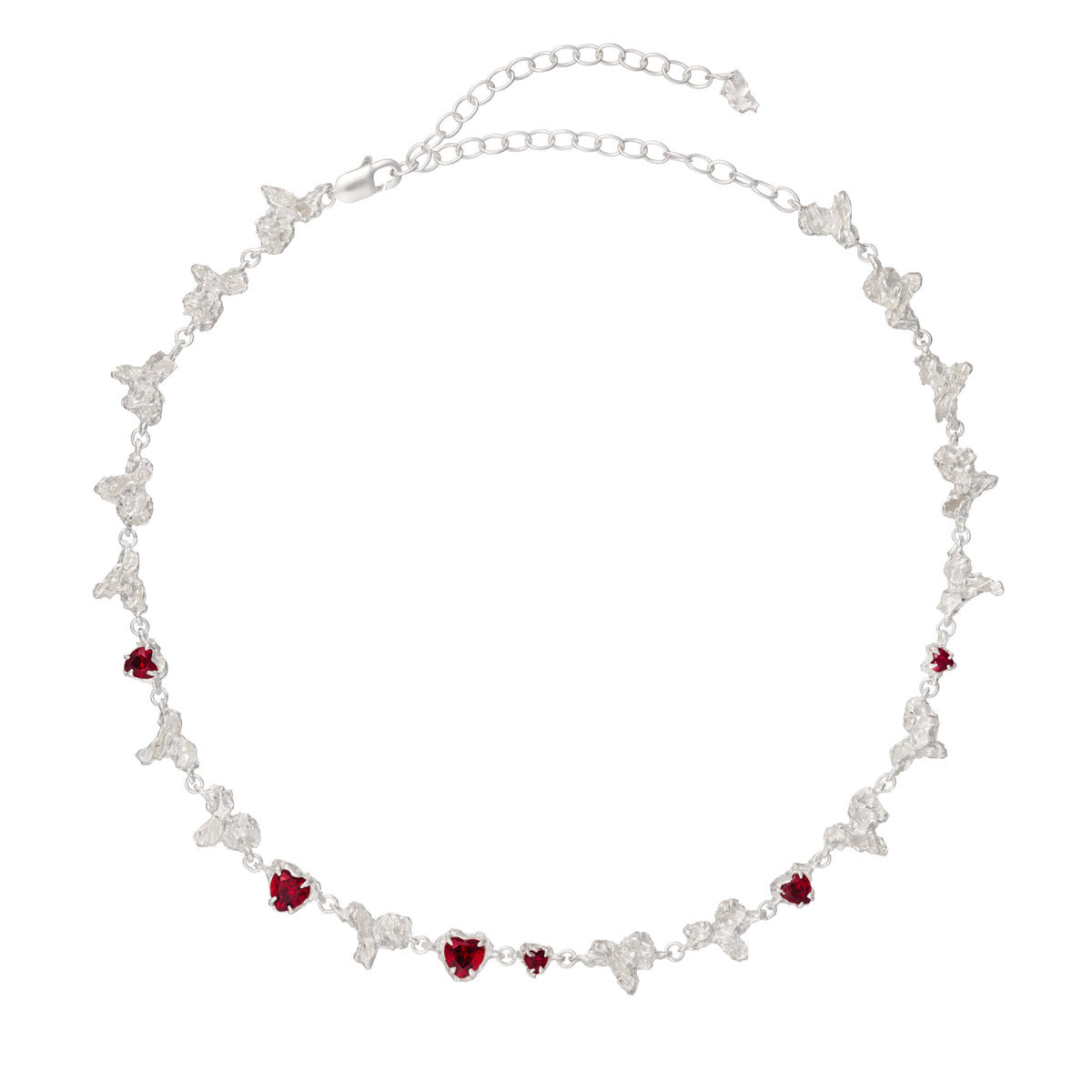 Tsuki Ruby Argenti Necklace