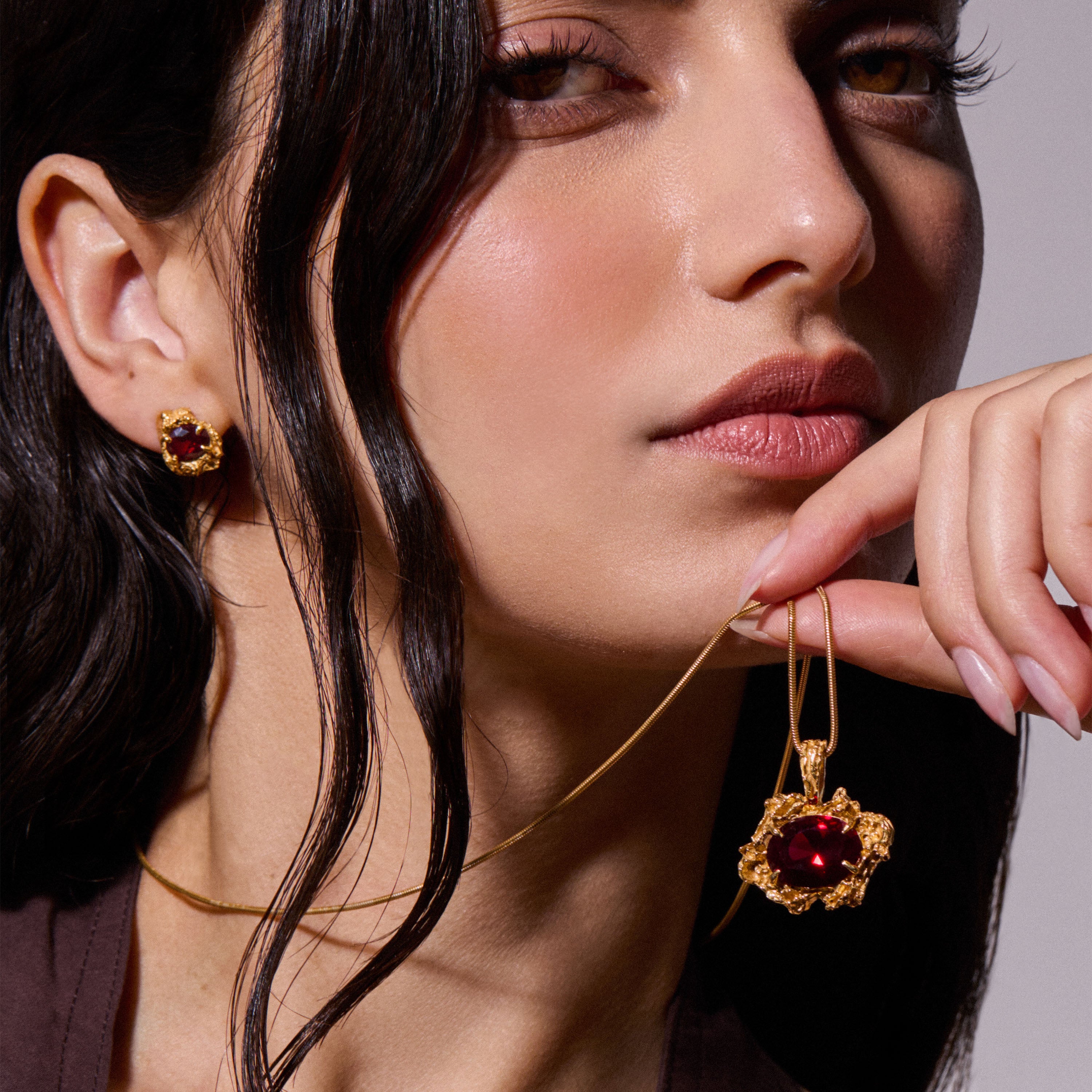 Cea Ruby Earrings