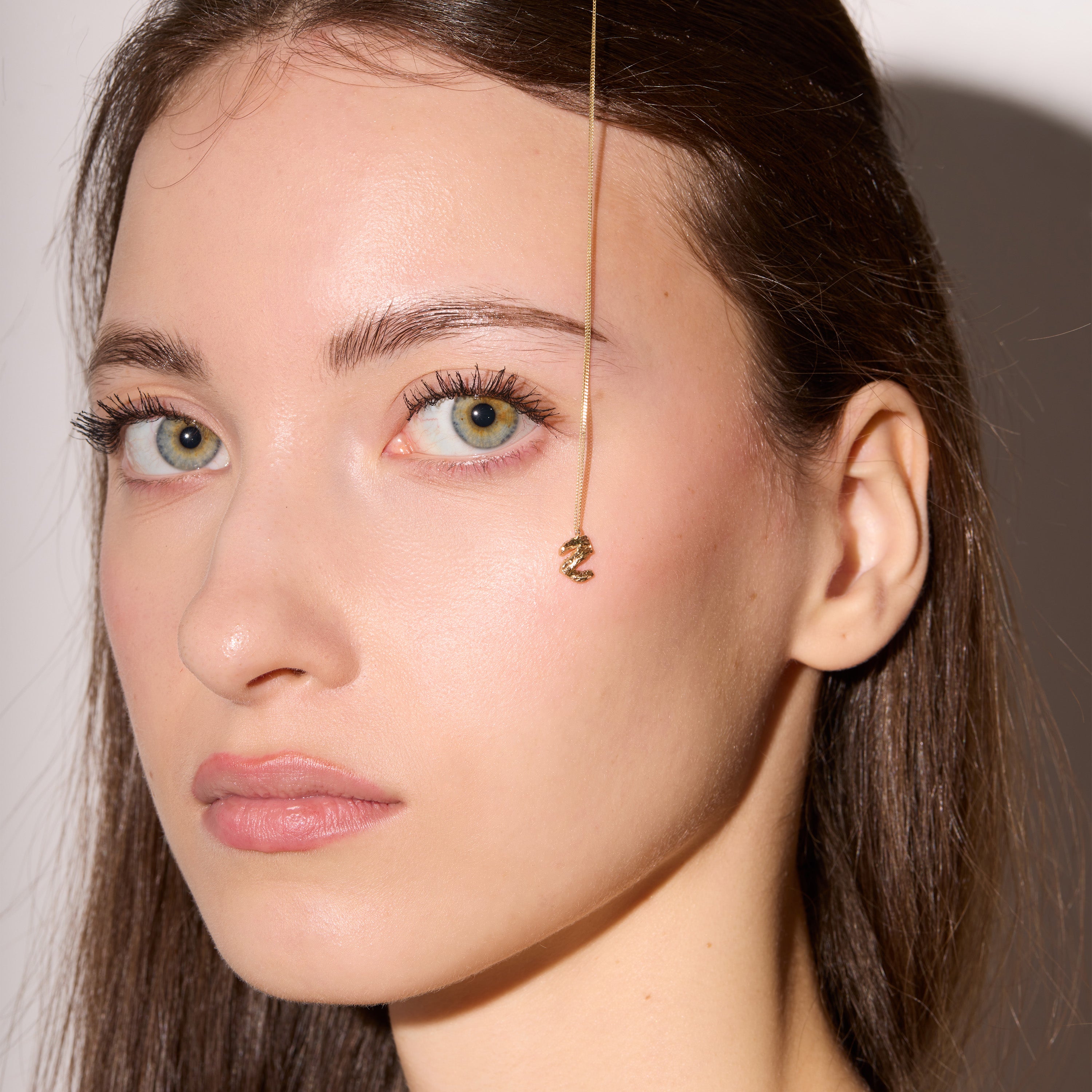 Z Mini Alphabet Gold Necklace