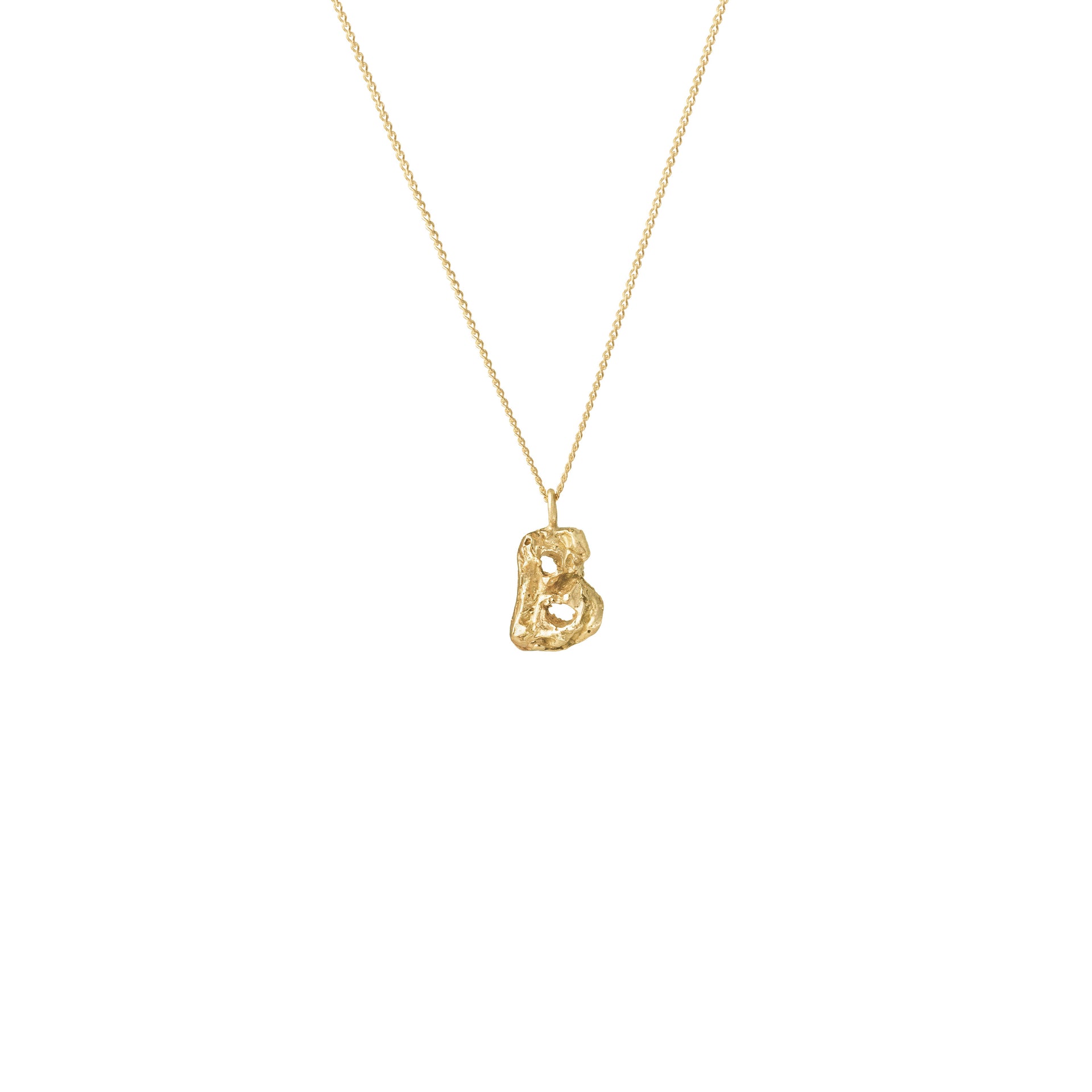B Mini Alphabet Necklace